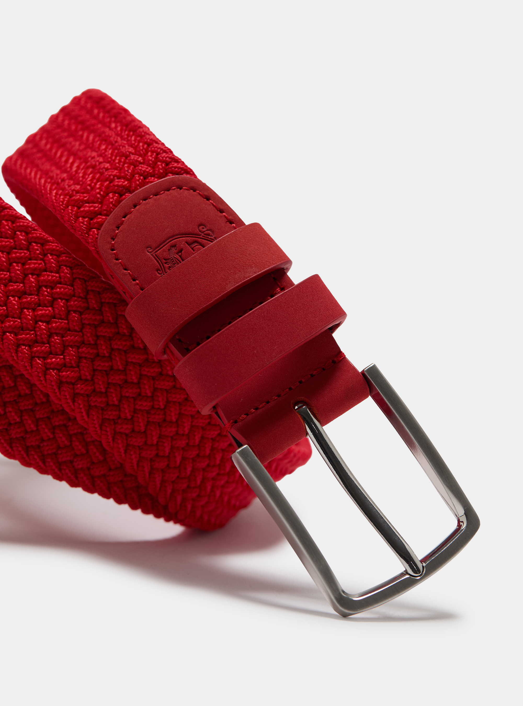 Cintura elastica tinta unita, RED