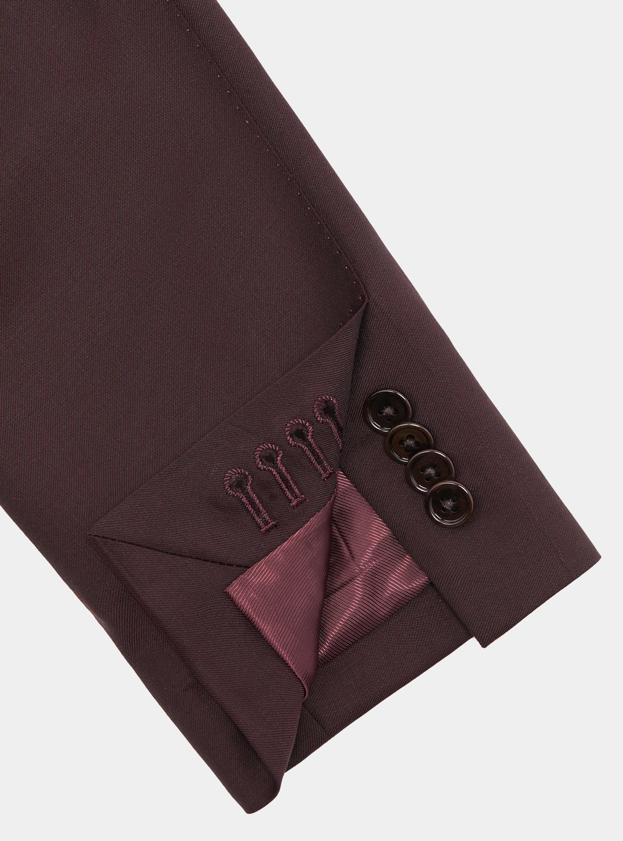 Americana de traje de lana superfina 110 de Reda, BURDEOS