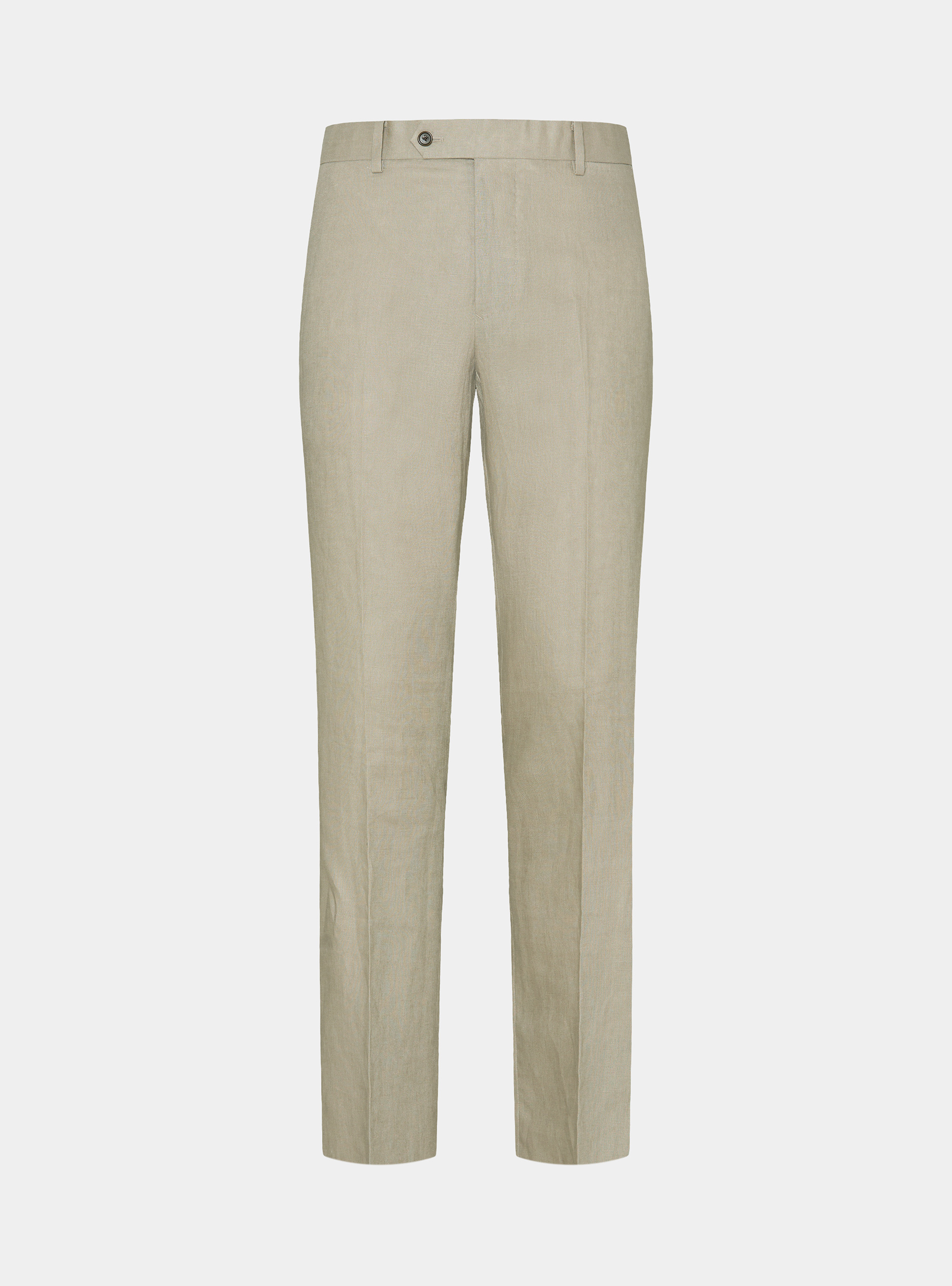 Pure linen suit trousers, SAND