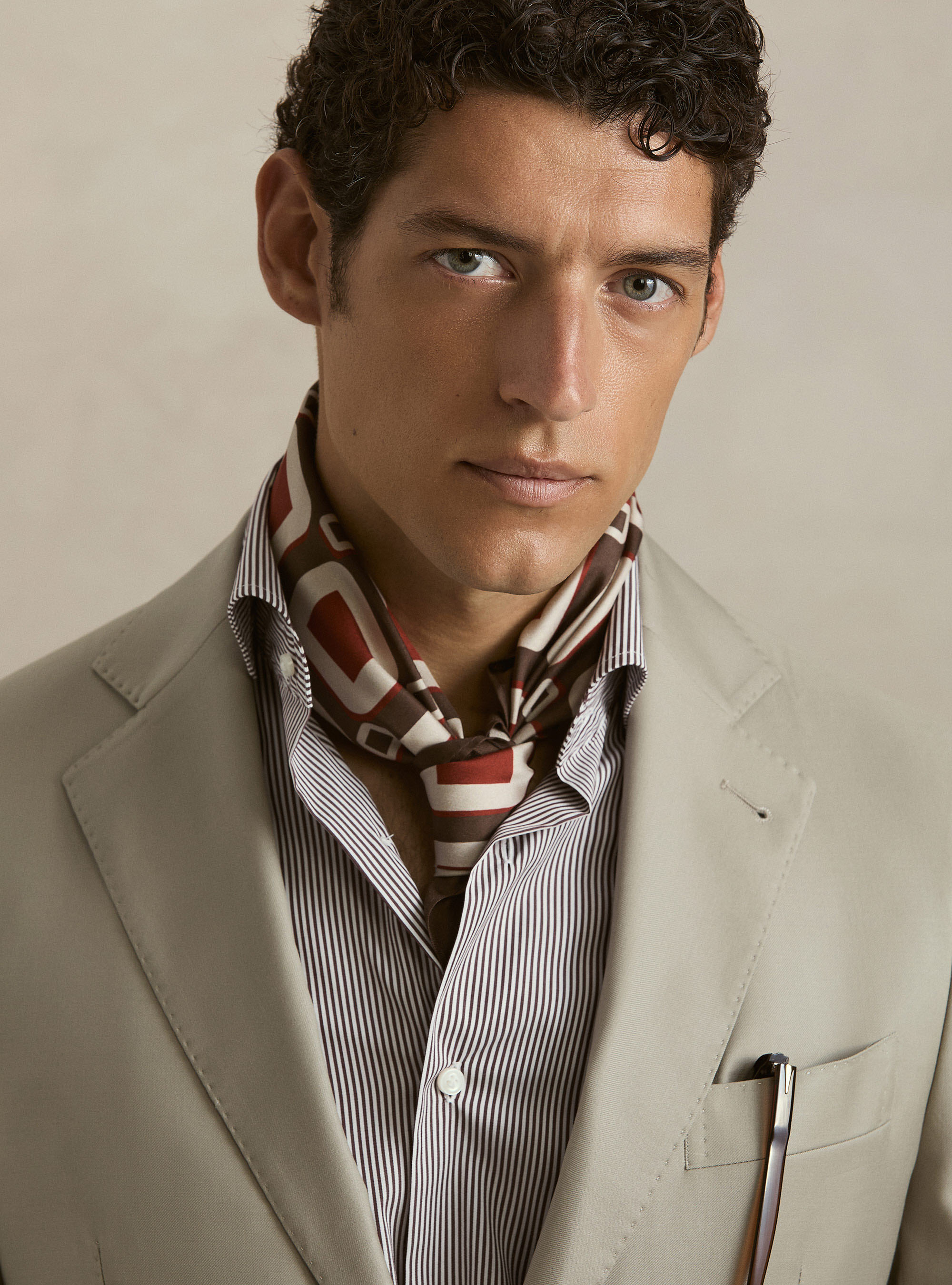 Giacca per abito in pura lana Vitale Barberis Canonico, SABBIA 0591C