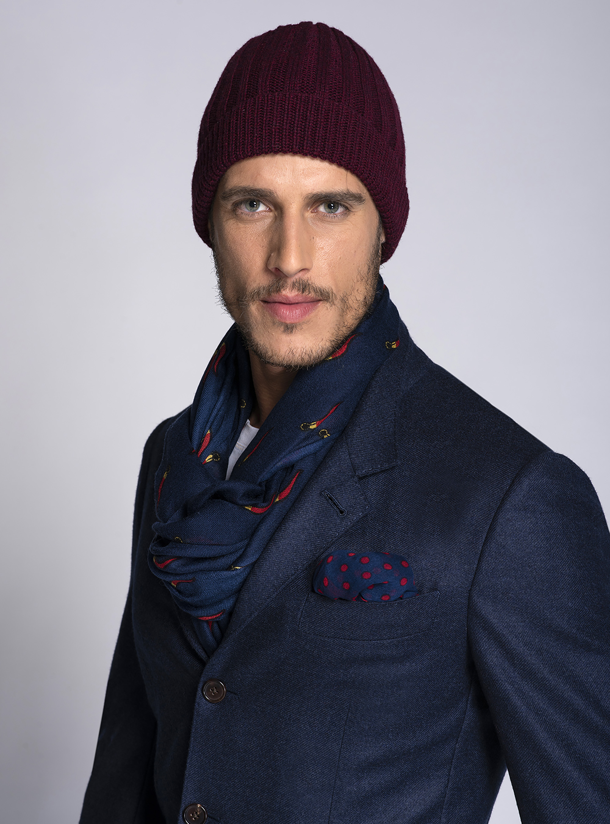 Giacca coreana in cashmere, BASALTO