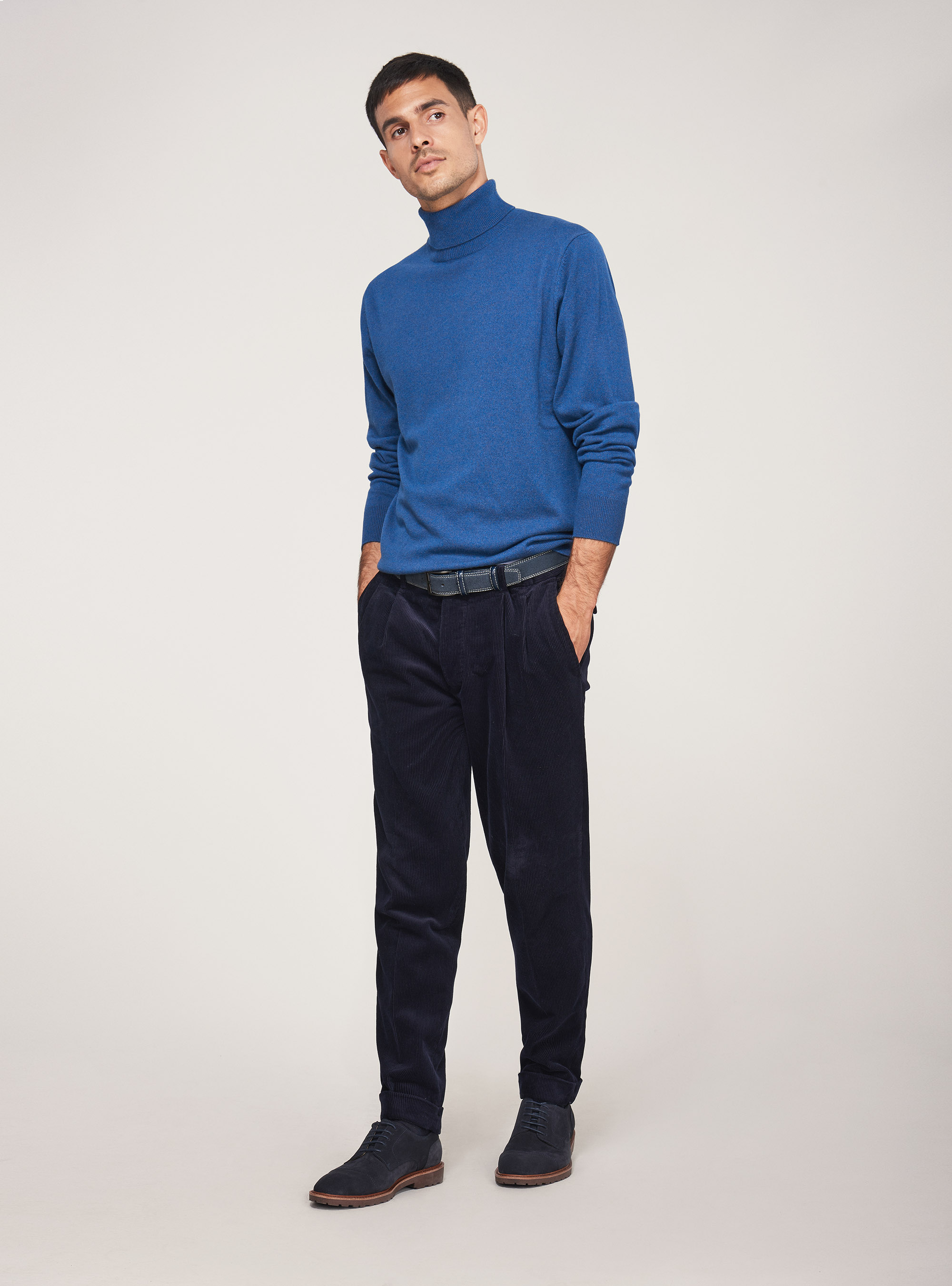 Cashmere turtleneck, DUSTY