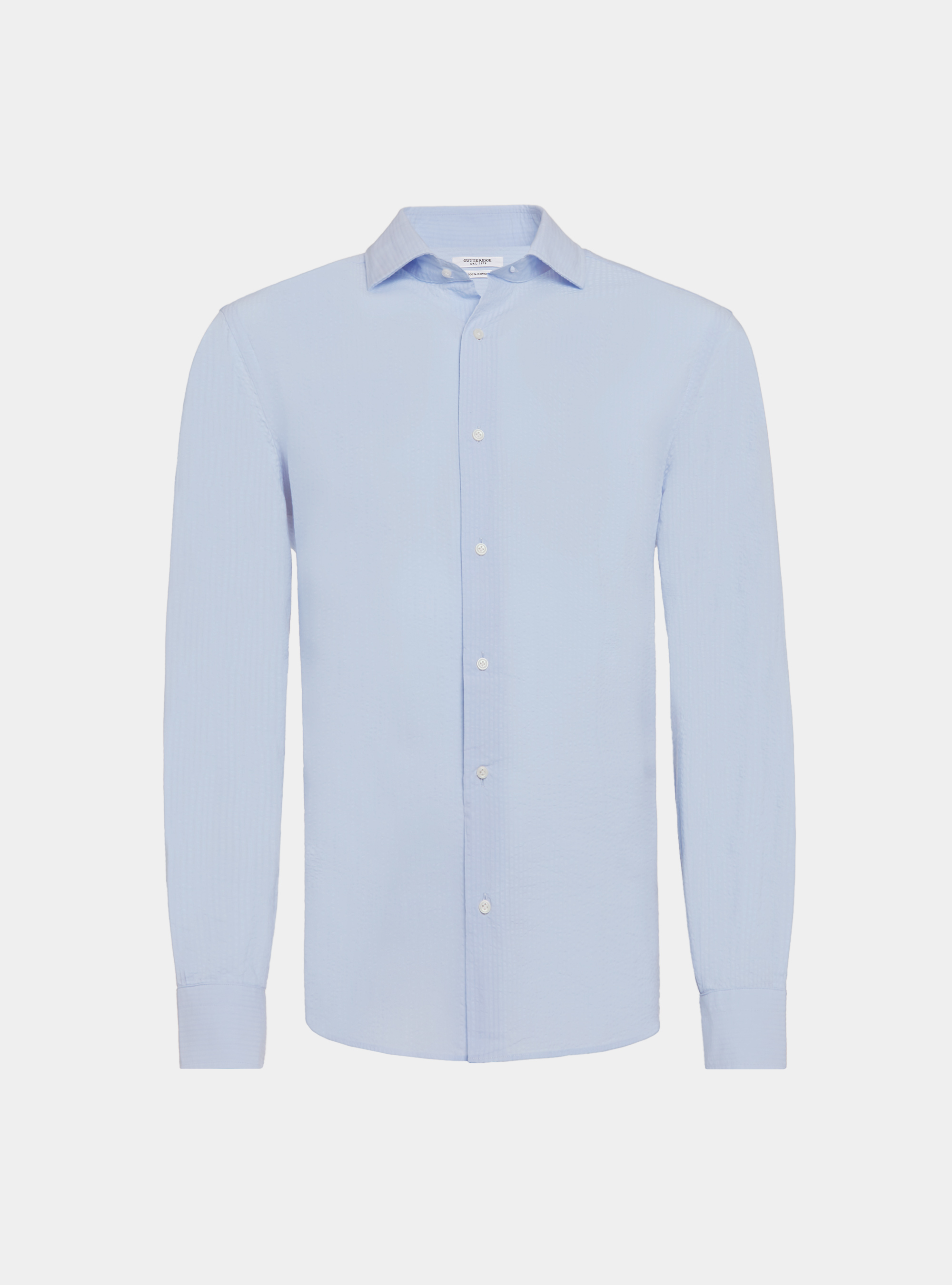 Cotton seersucker shirt | Gutteridge | Men's catalog