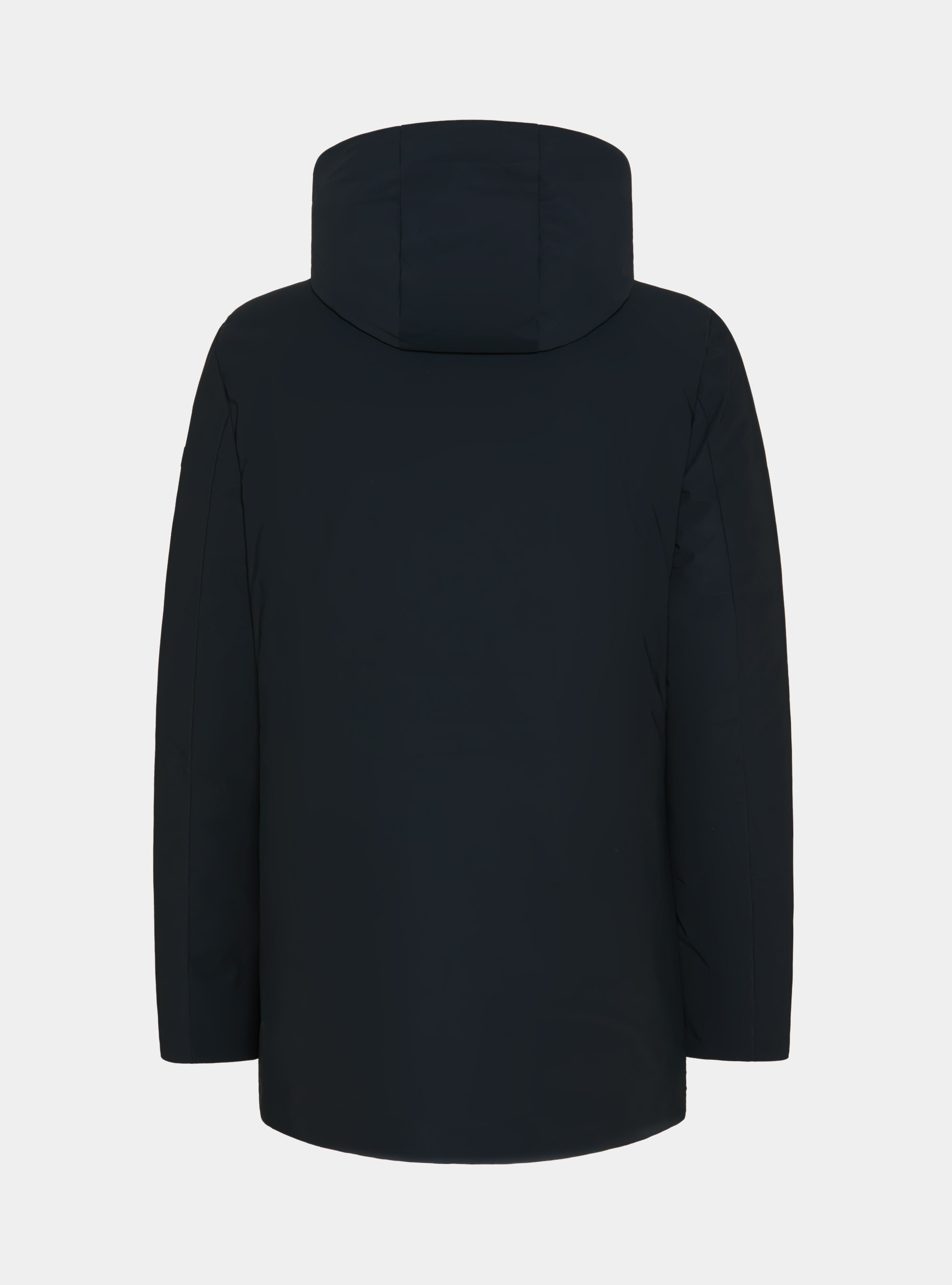 Parka técnica acolchada con capucha, AZUL MARINO