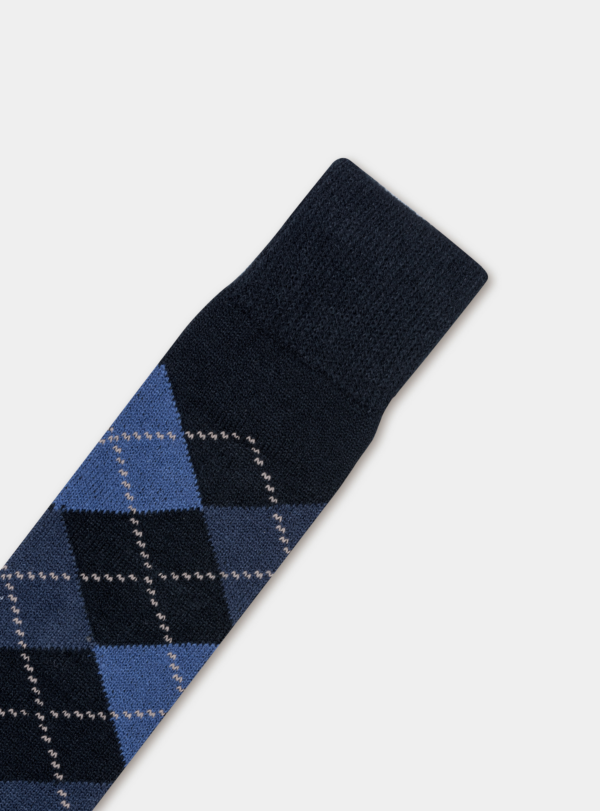 Calza lunga a rombi, BLU