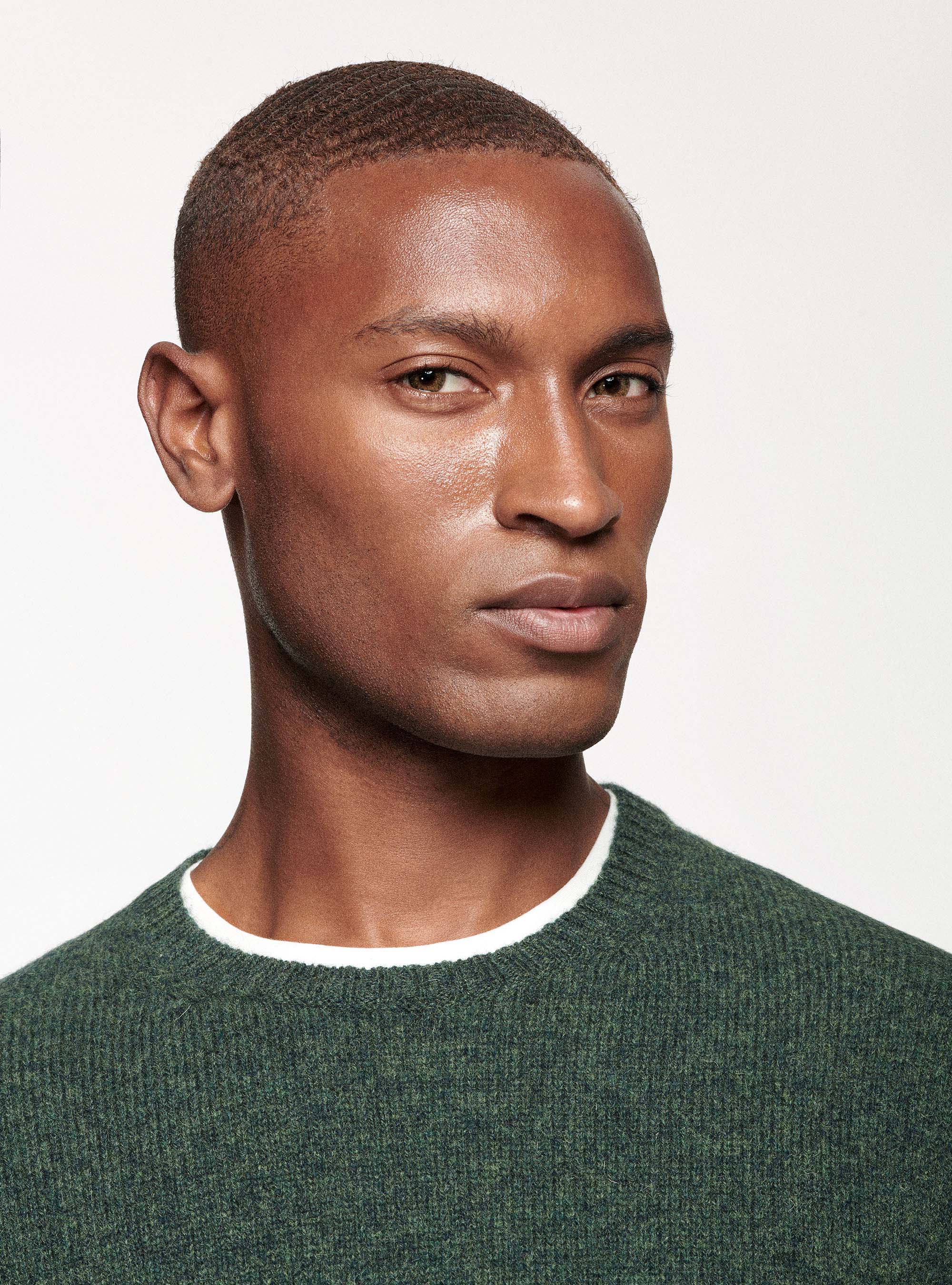 Maglia in pura lana Shetland, VERDE