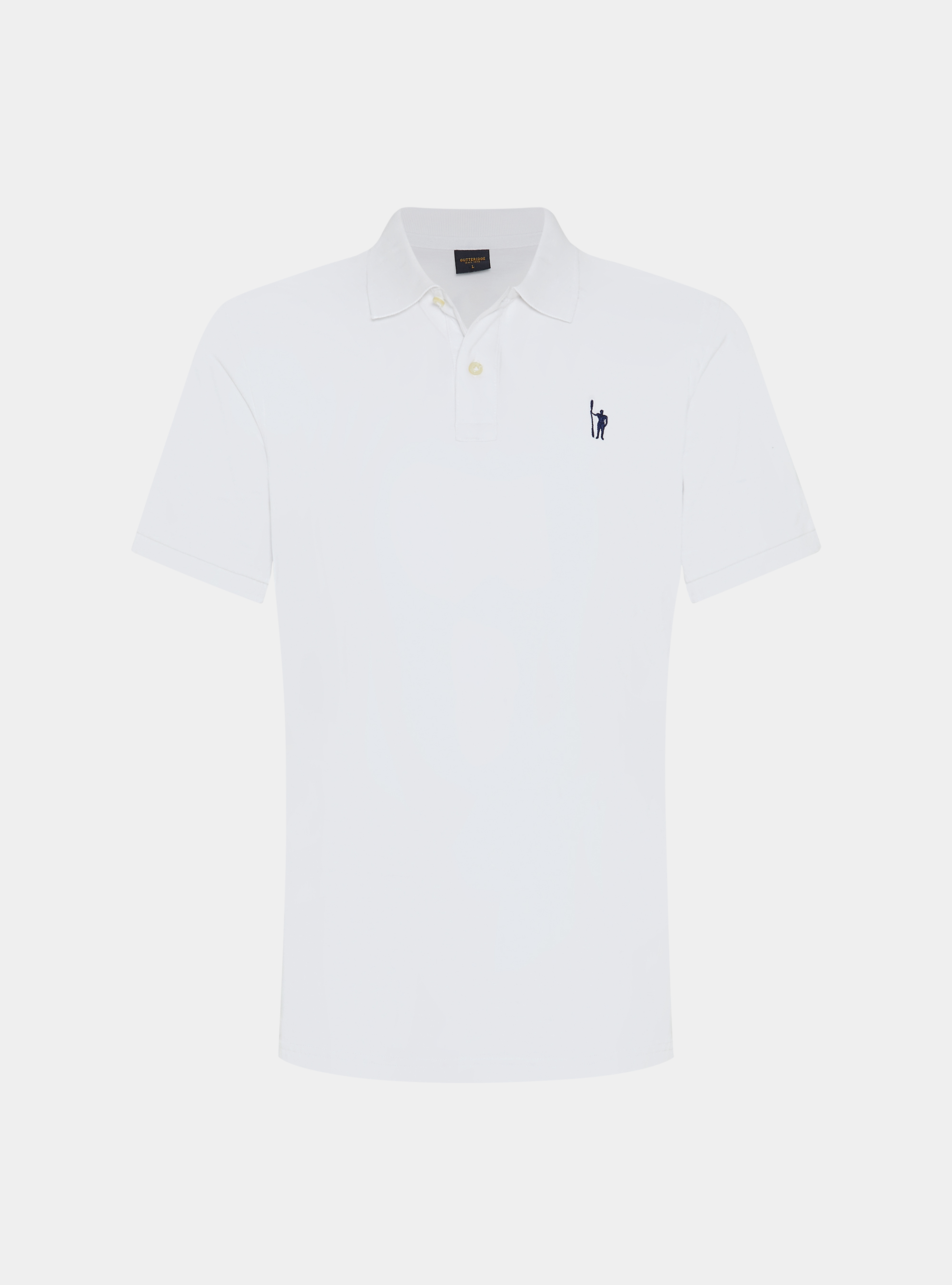 Classic piqué polo shirt, WHITE