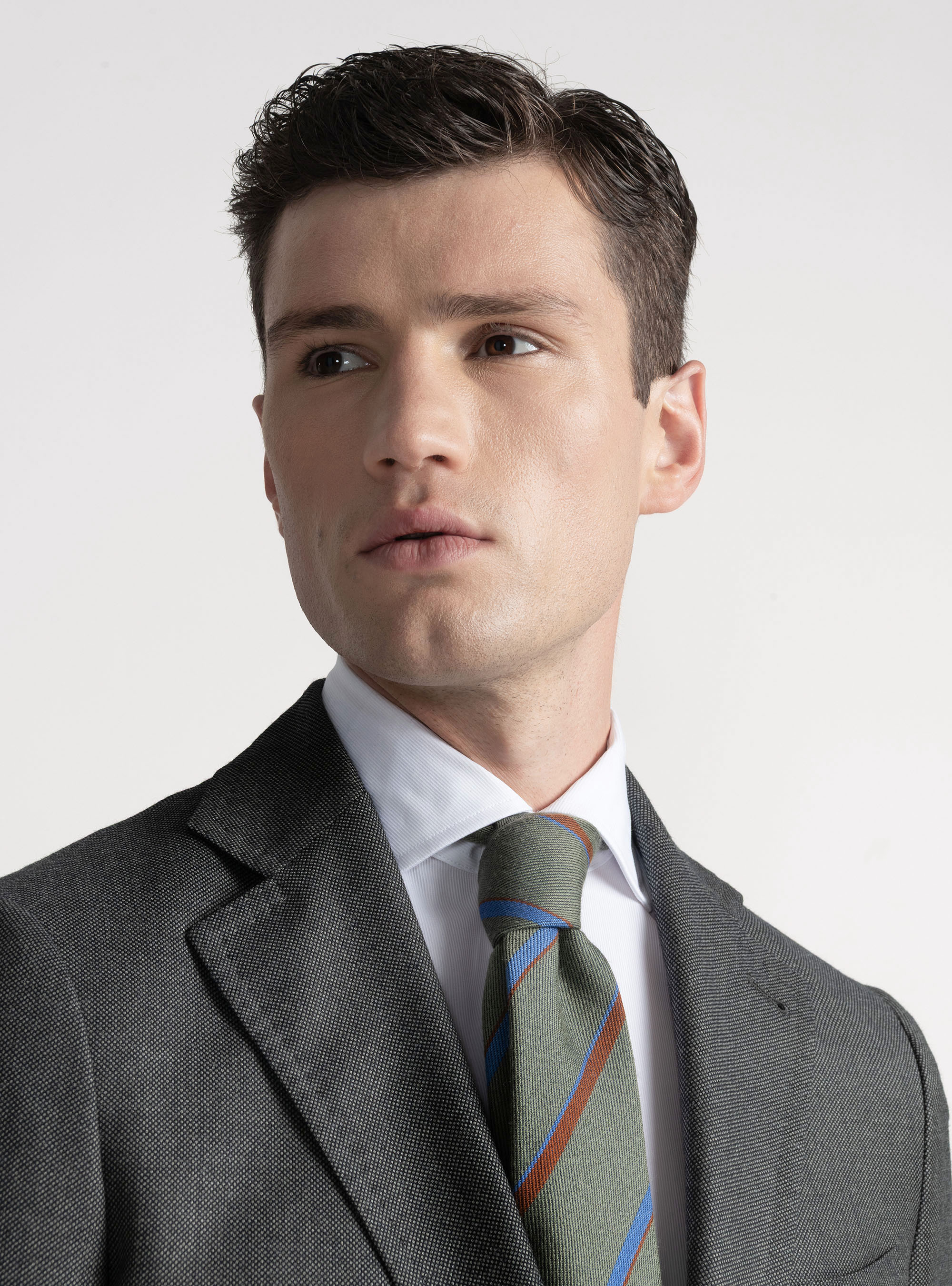 Partridge eye wool suit blazer Vitale Barberis Canonico, GREEN