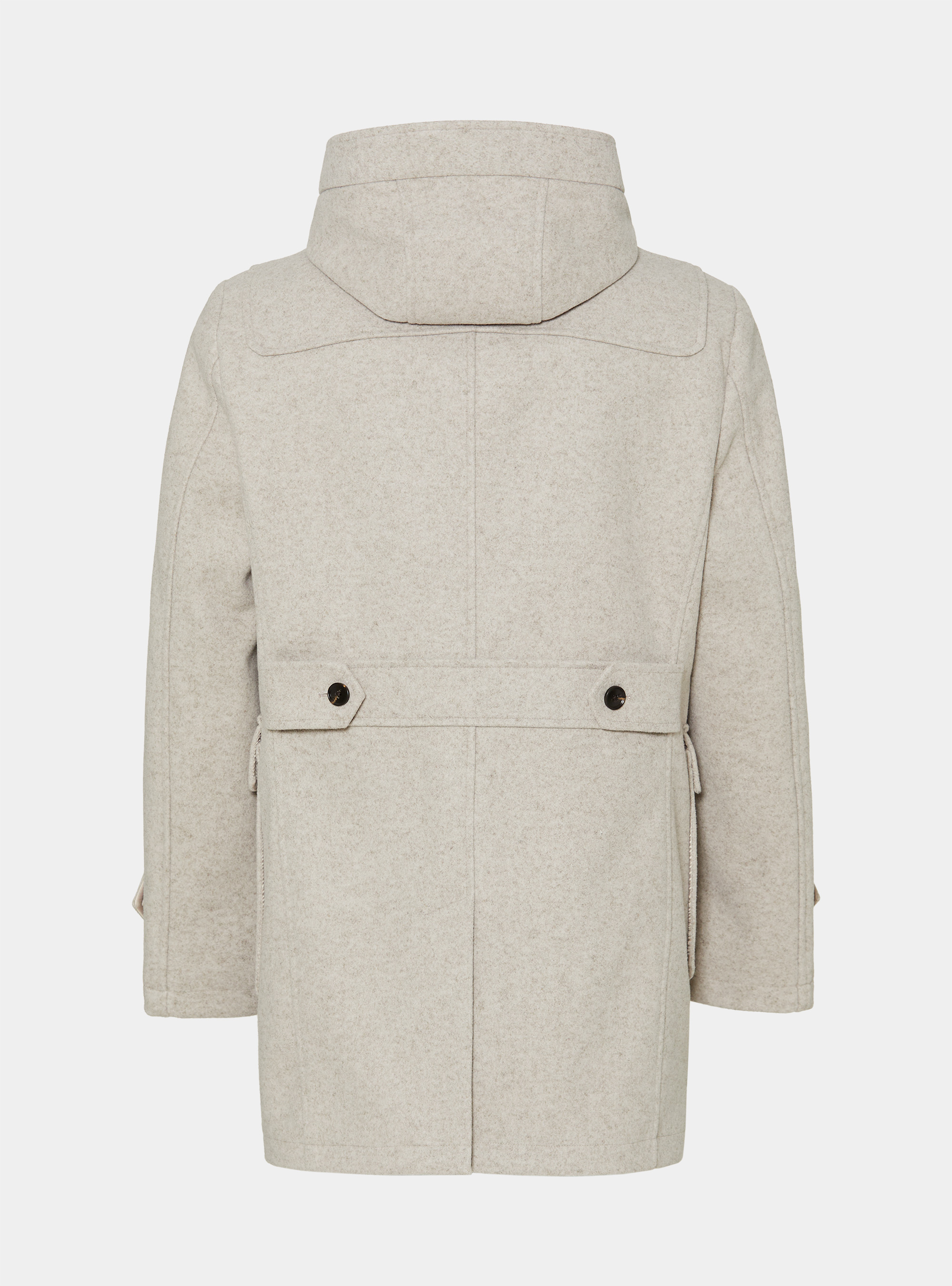 Montgomery basico in misto lana, ECRU