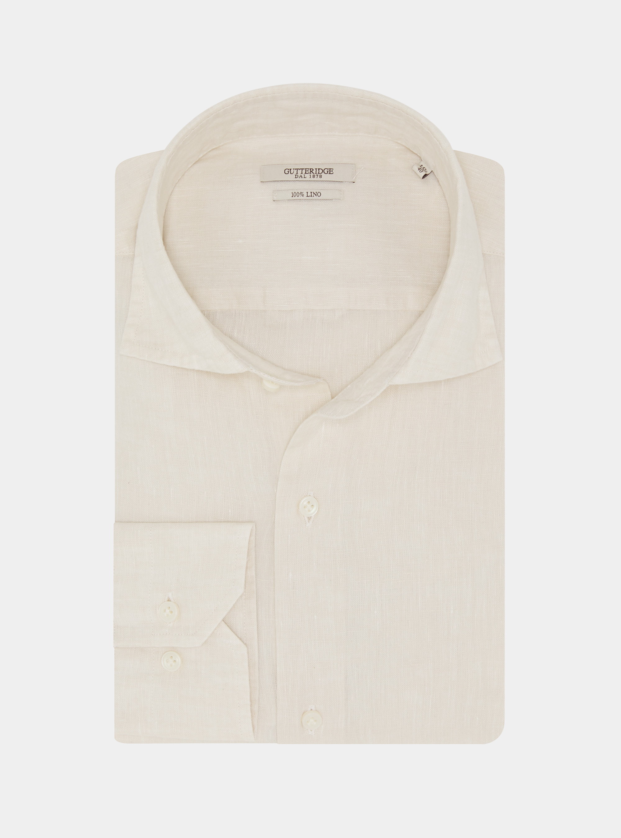 Pure linen shirt, ECRU