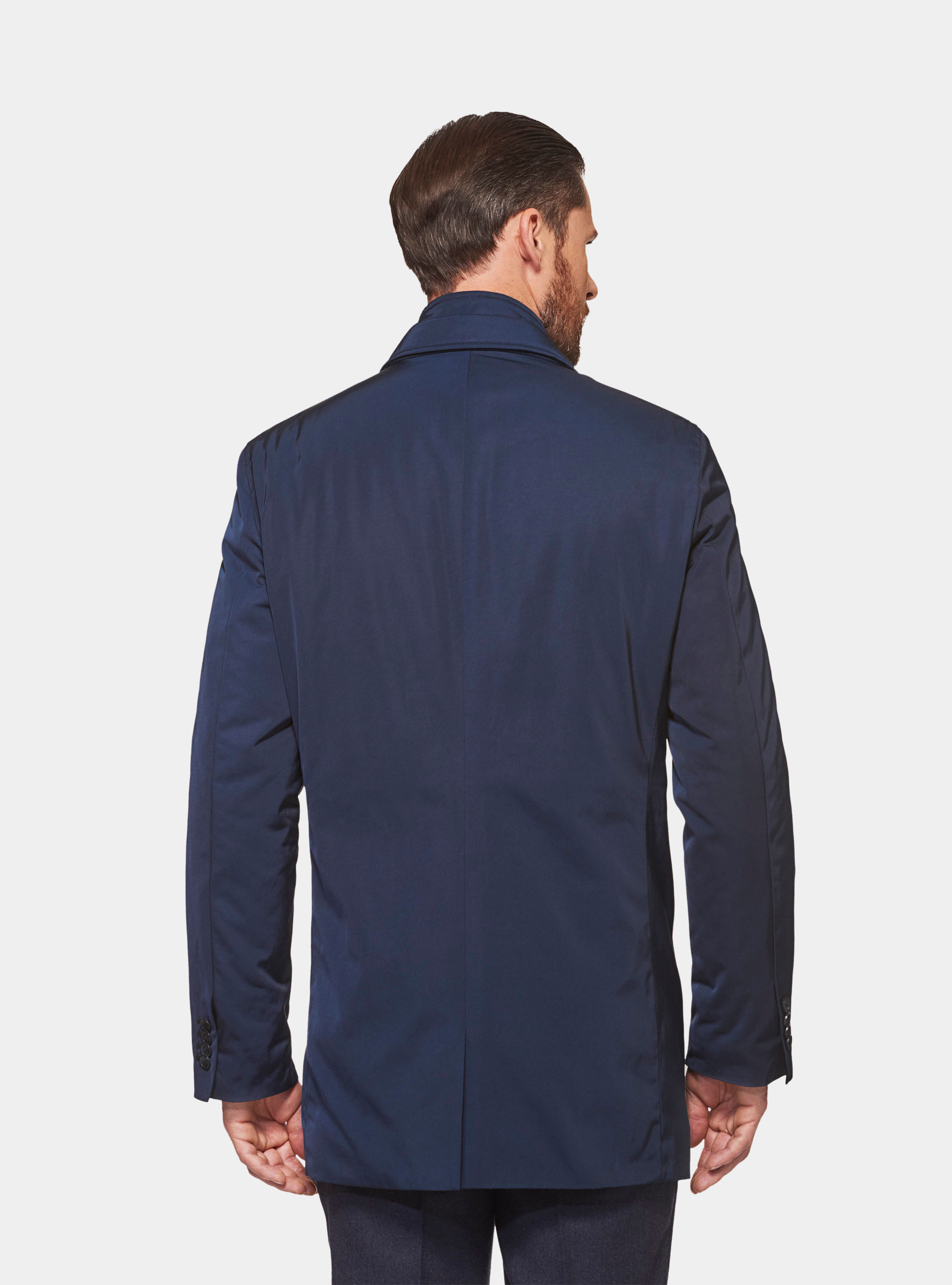 Overcoat, NAVY BLUE