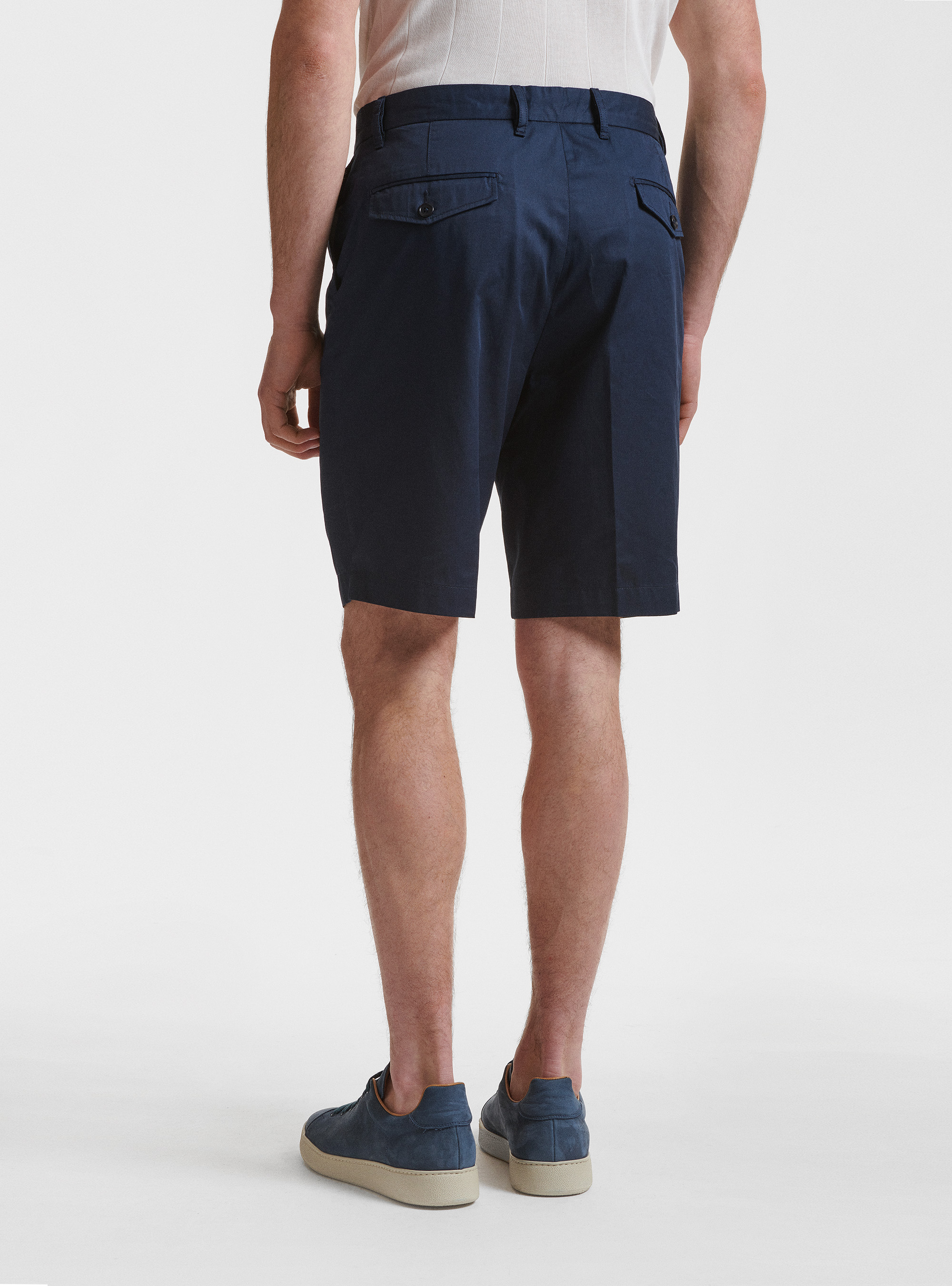 Lightweight twill shorts, NAVY BLUE