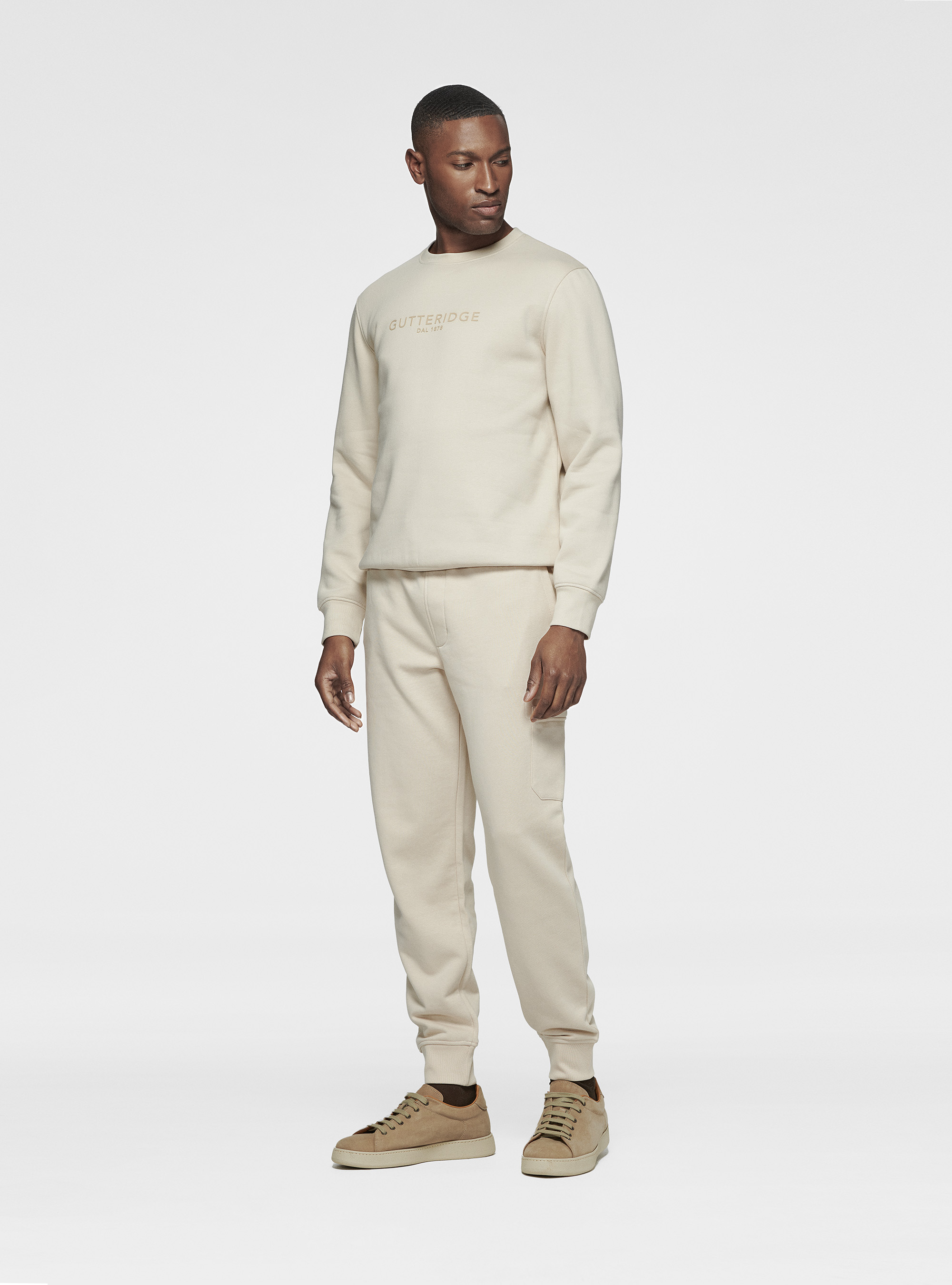 Pantaloni di felpa, ECRU 0536C