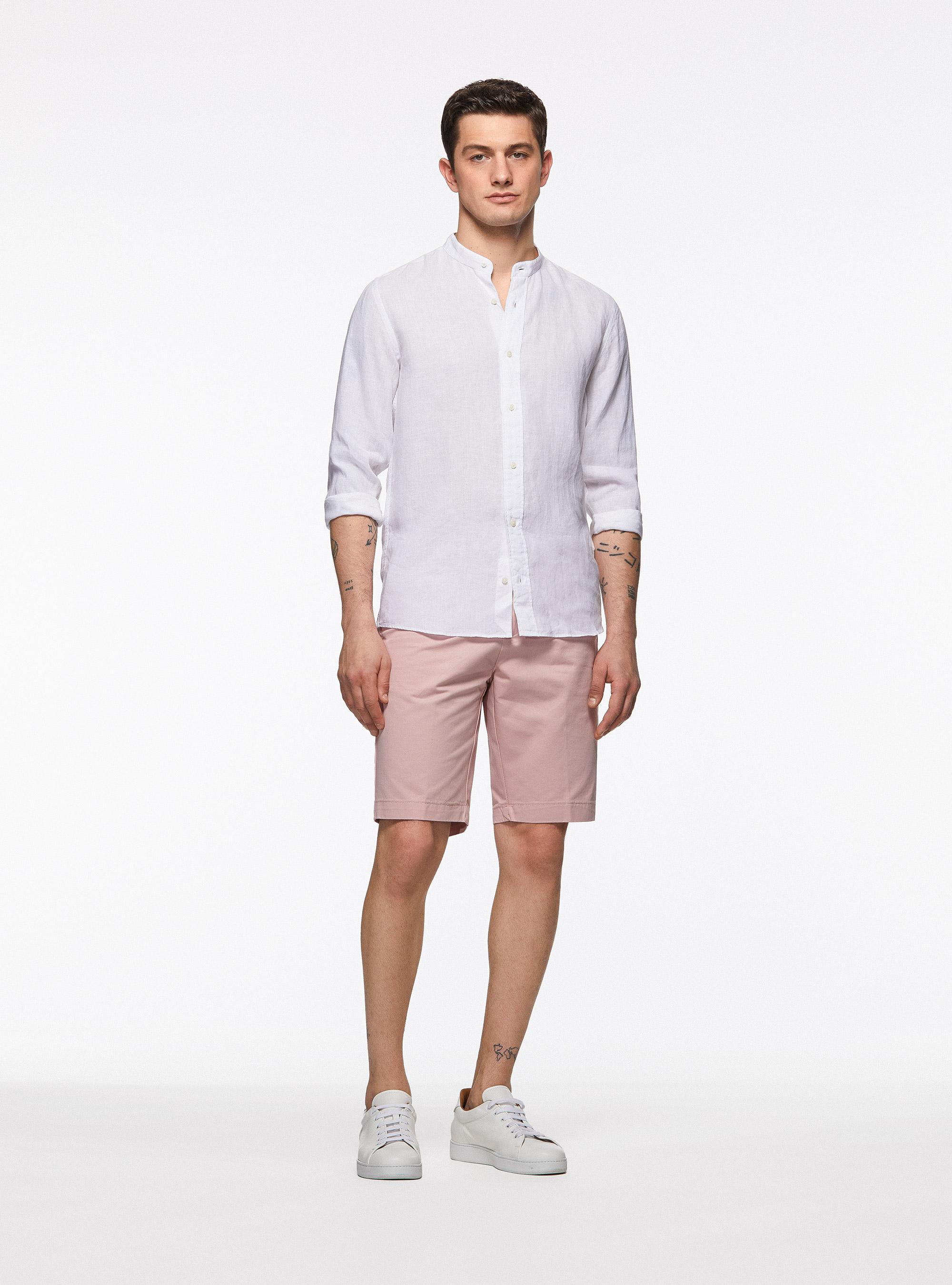Twill Bermuda shorts, 0441C ROSA SCURO