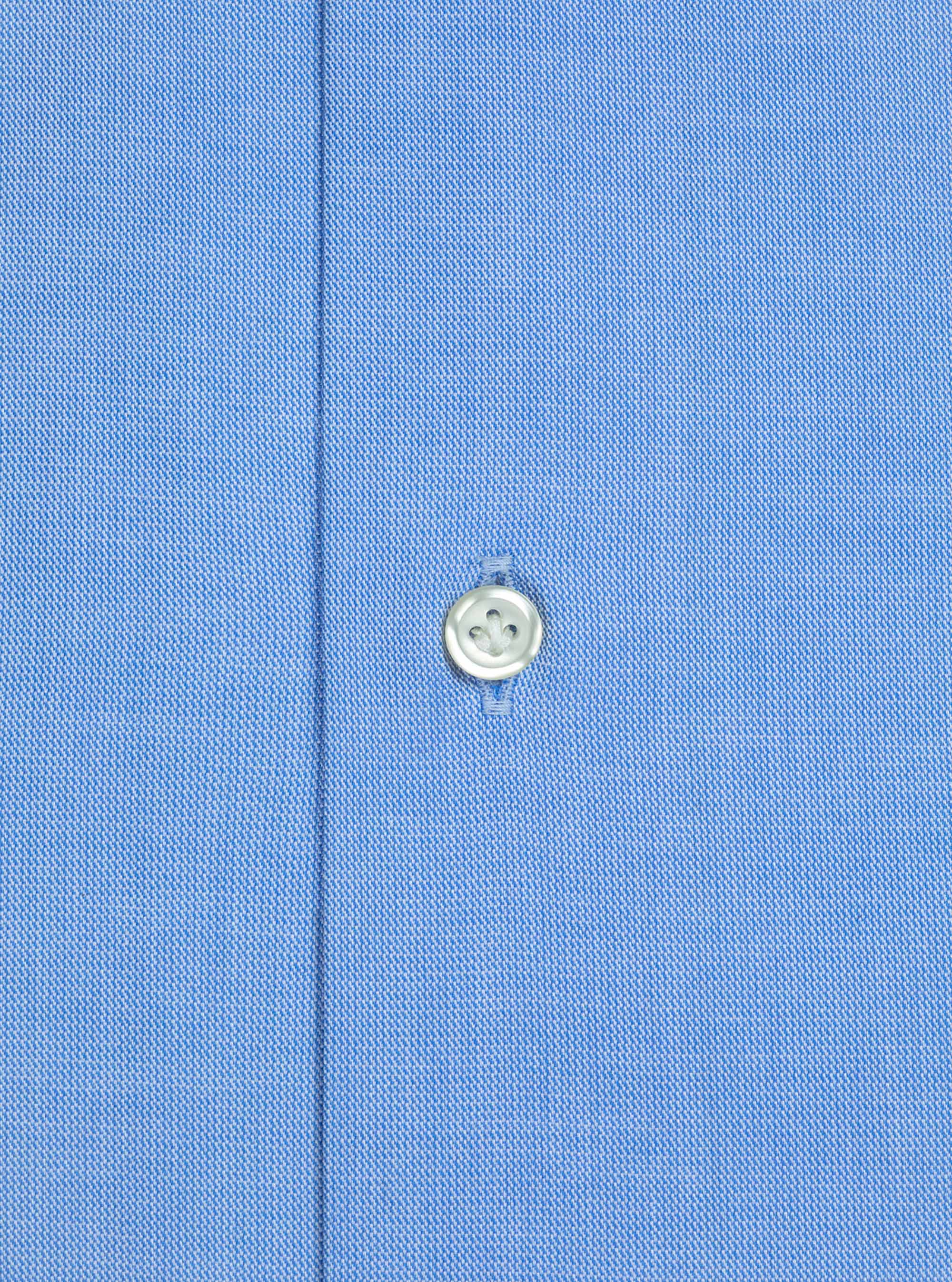 Knitted cotton French collar shirt, LIGHT BLUE