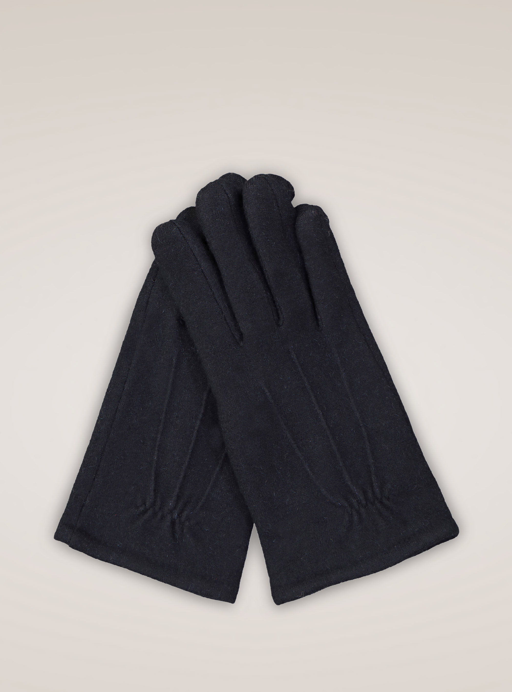 Gutteridge - Wool gloves, Unisex, Navy Blue, Size: XL