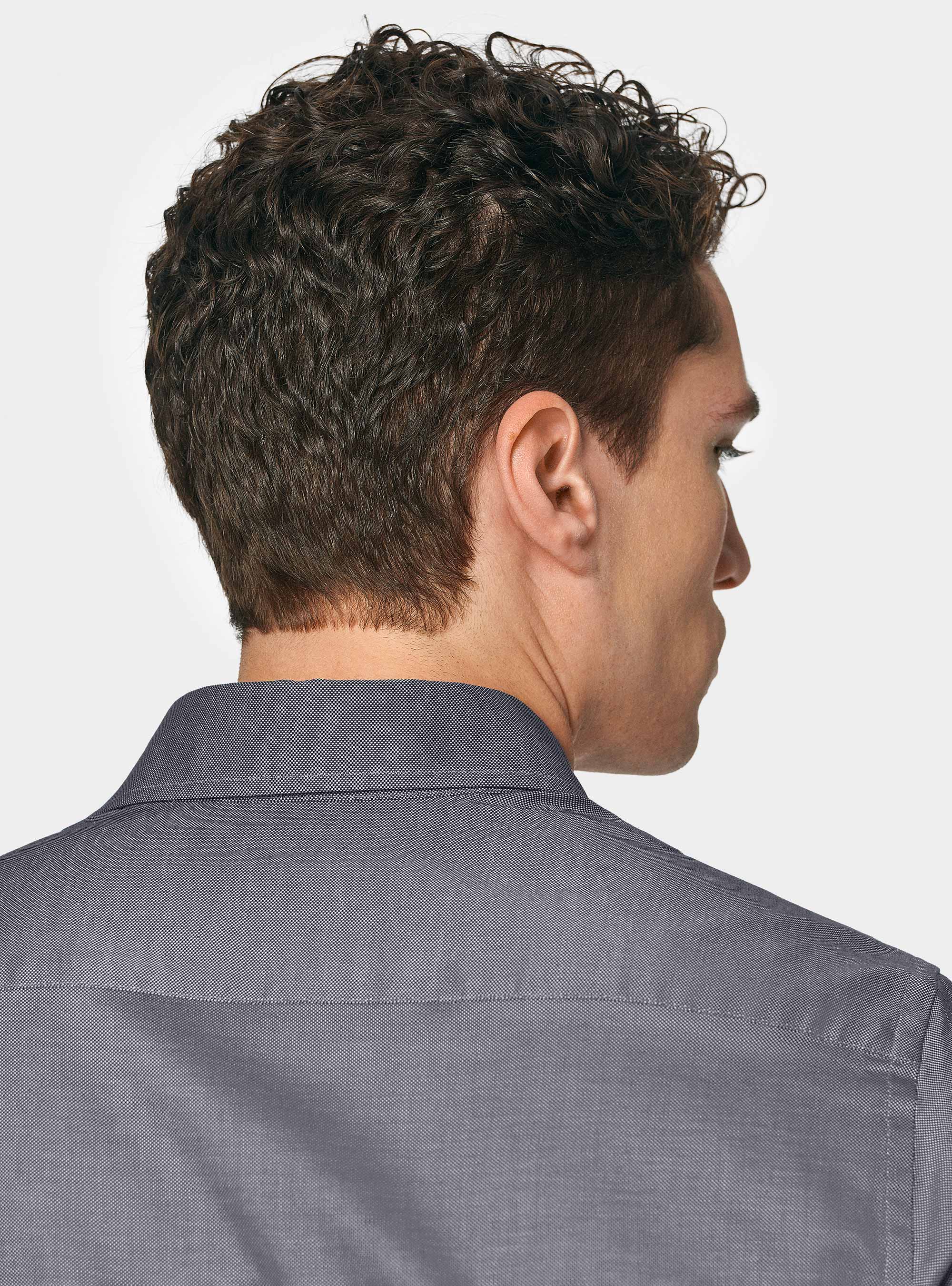 Chemise en coton oxford, BLEU MARINE