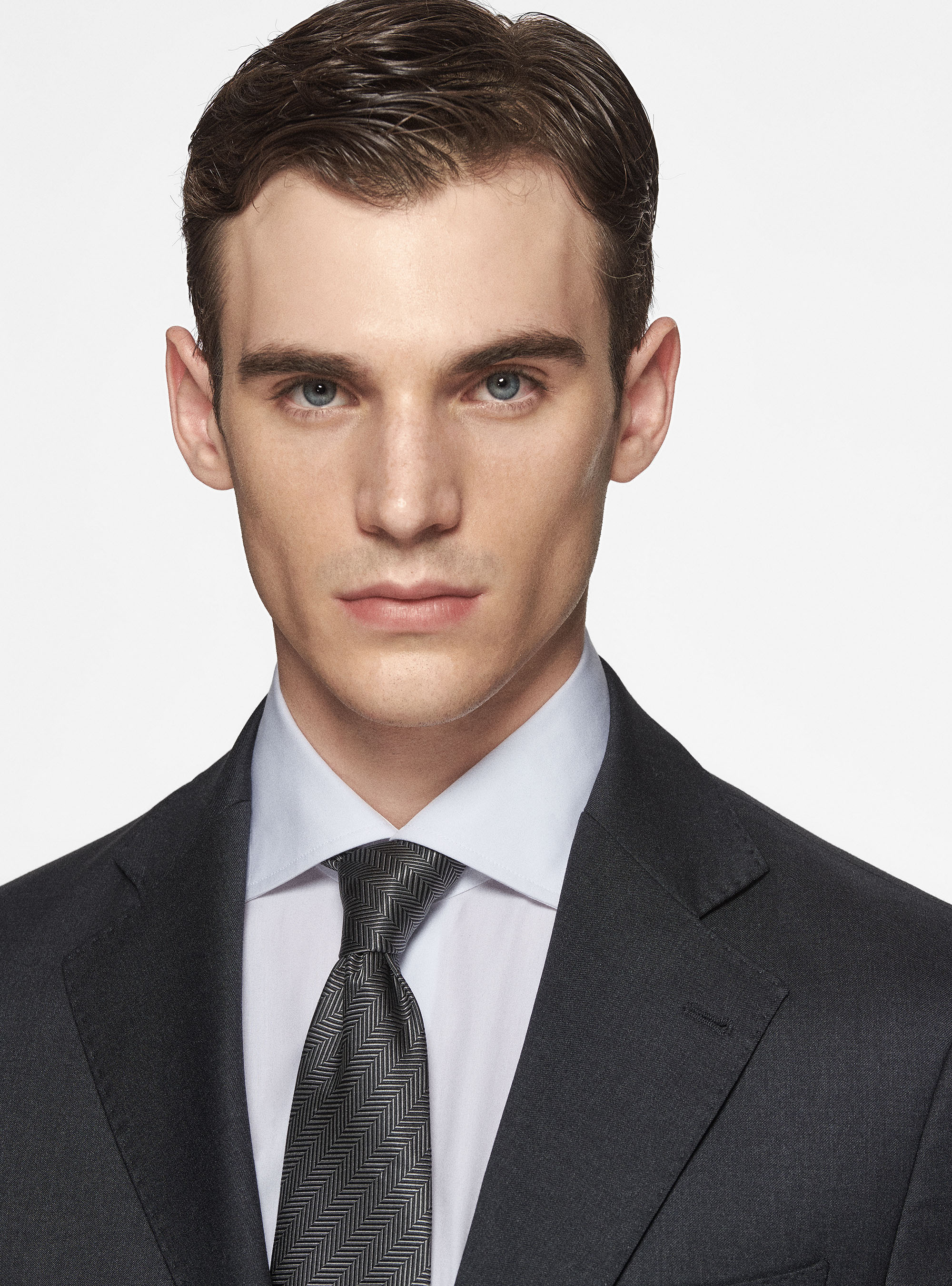 Giacca in pura lana, ASFALTO