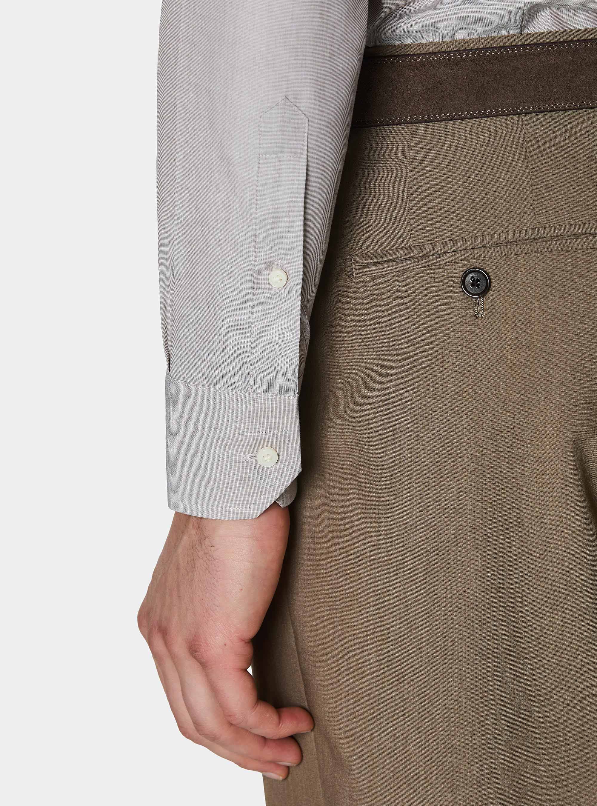 Chemise en coton fil &agrave; fil, BOUE