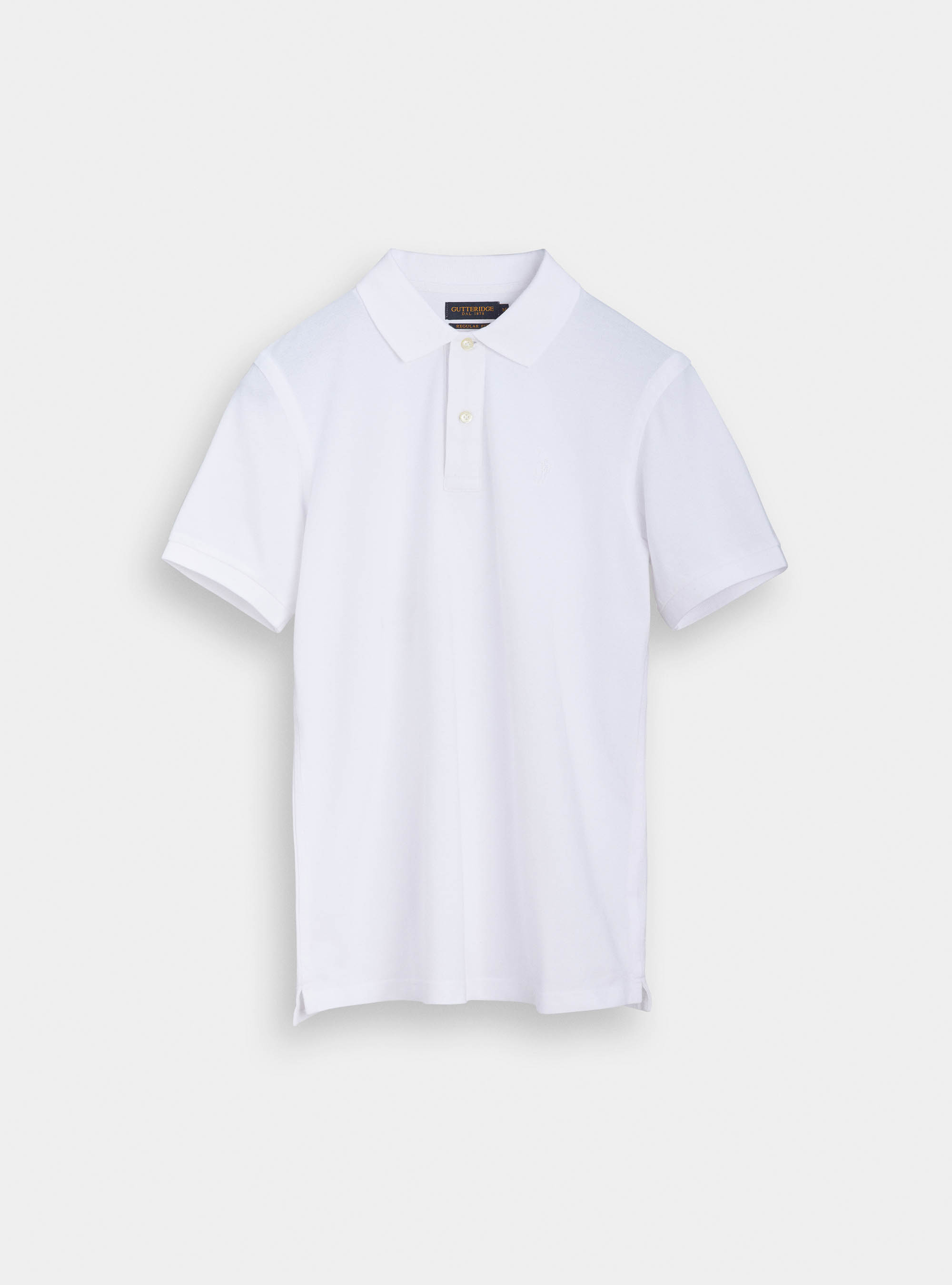 Classic pique polo shirt, WHITE