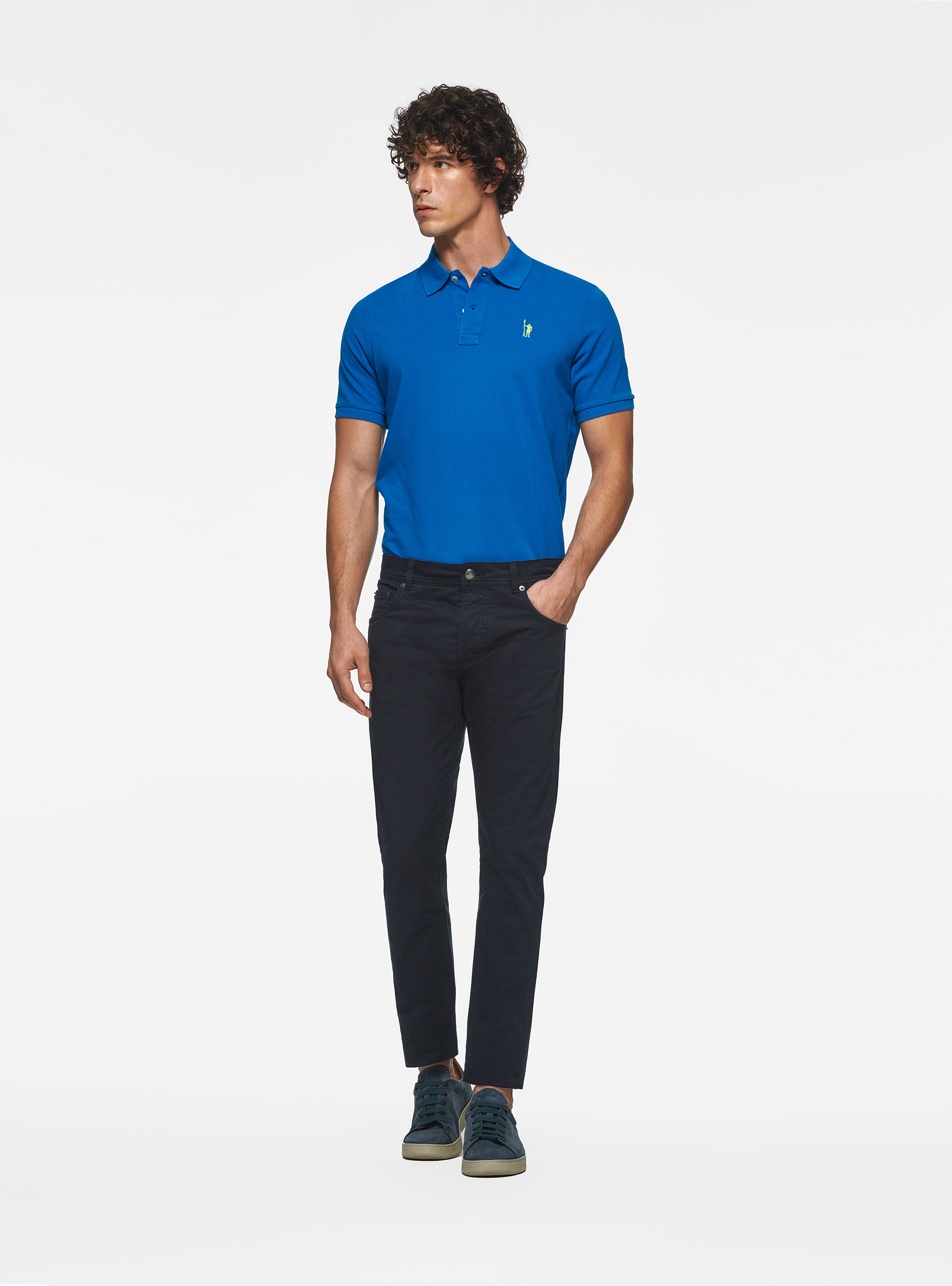 Pantaloni 5 tasche in twill di cotone Gutteridge Uomo