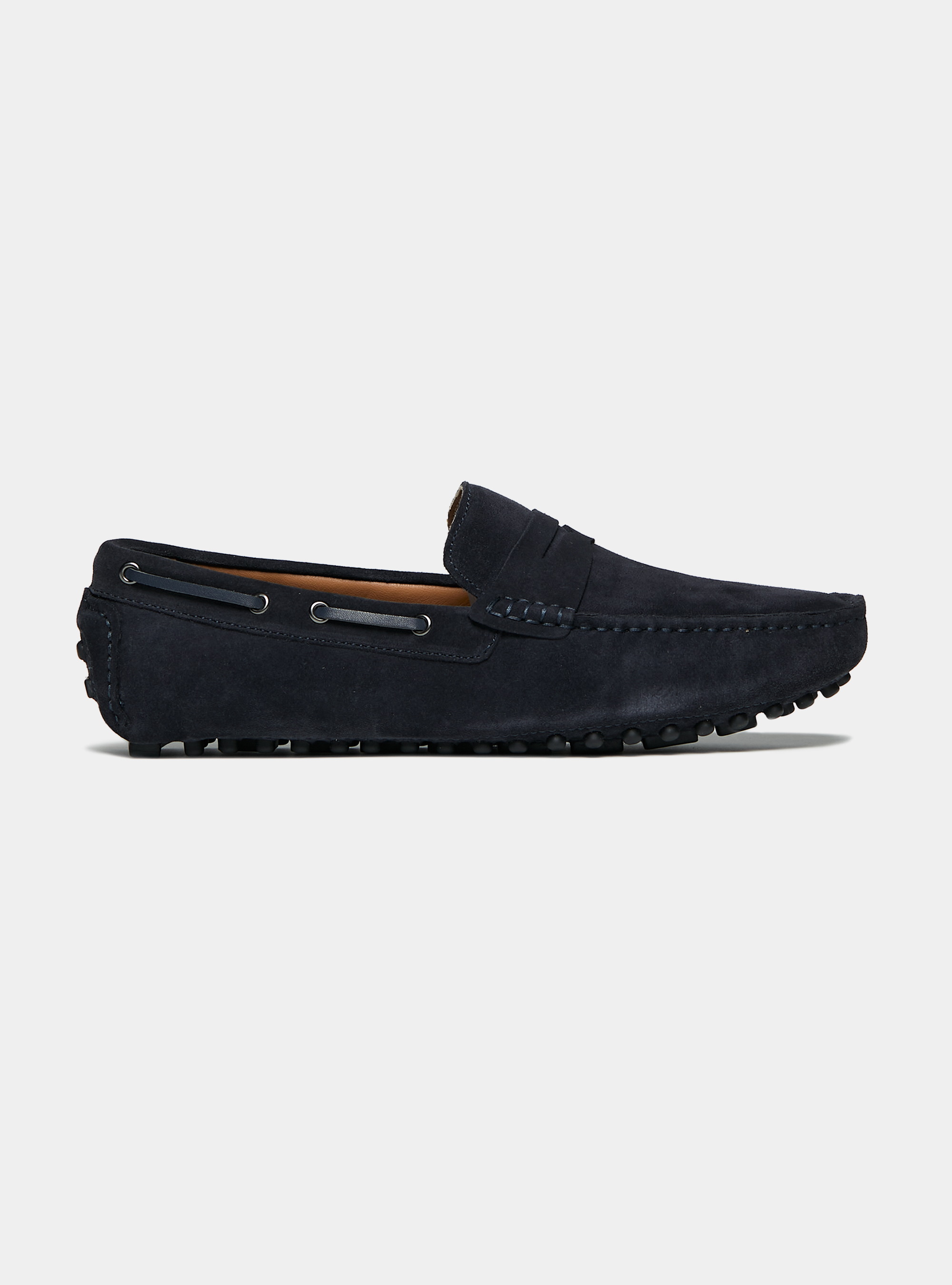 Gutteridge - Mocassini da barca in suede, Unisex, Blu Navy, Taglia: 45