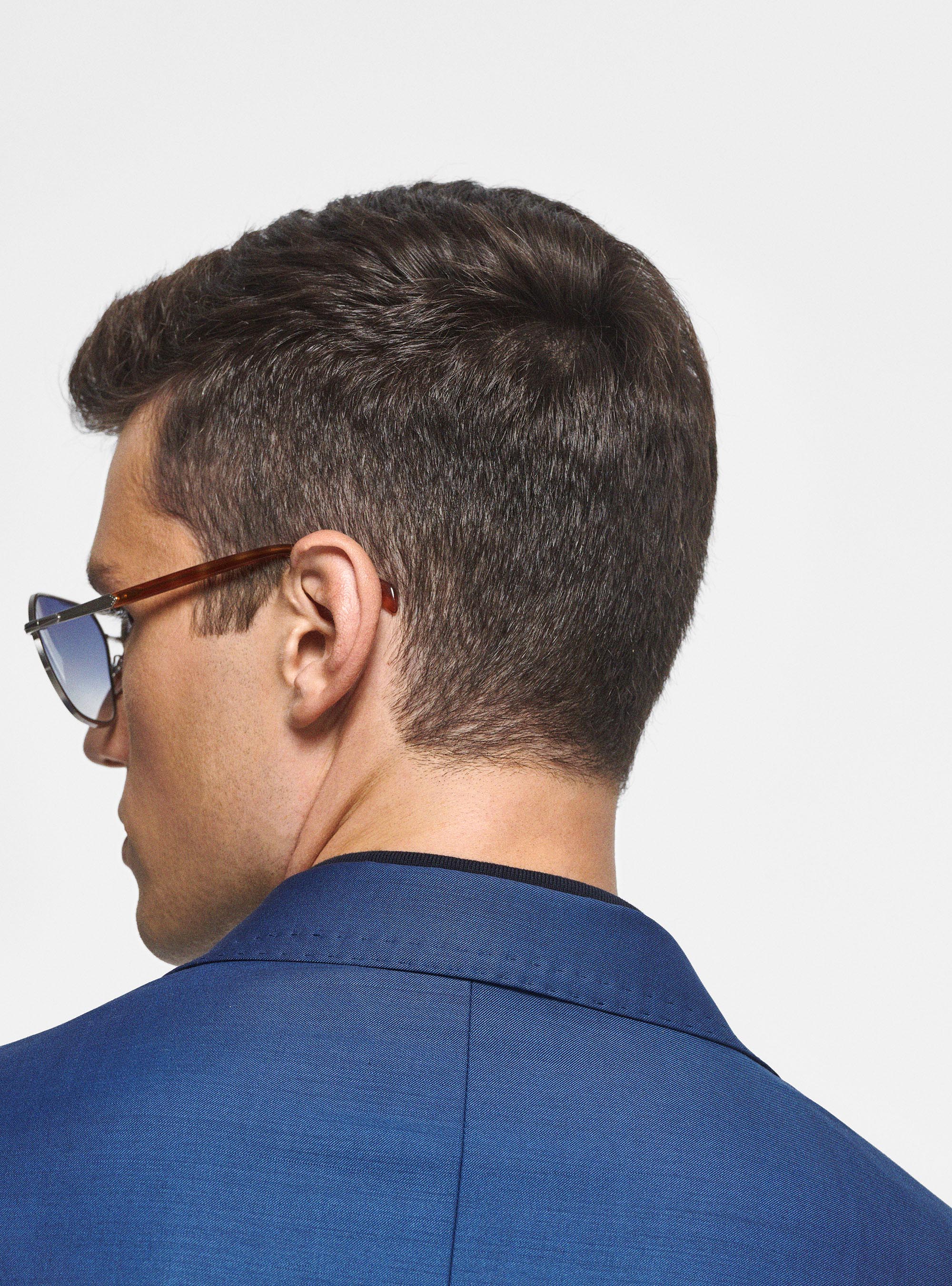 Pure 110's superfine wool blazer, BLUE