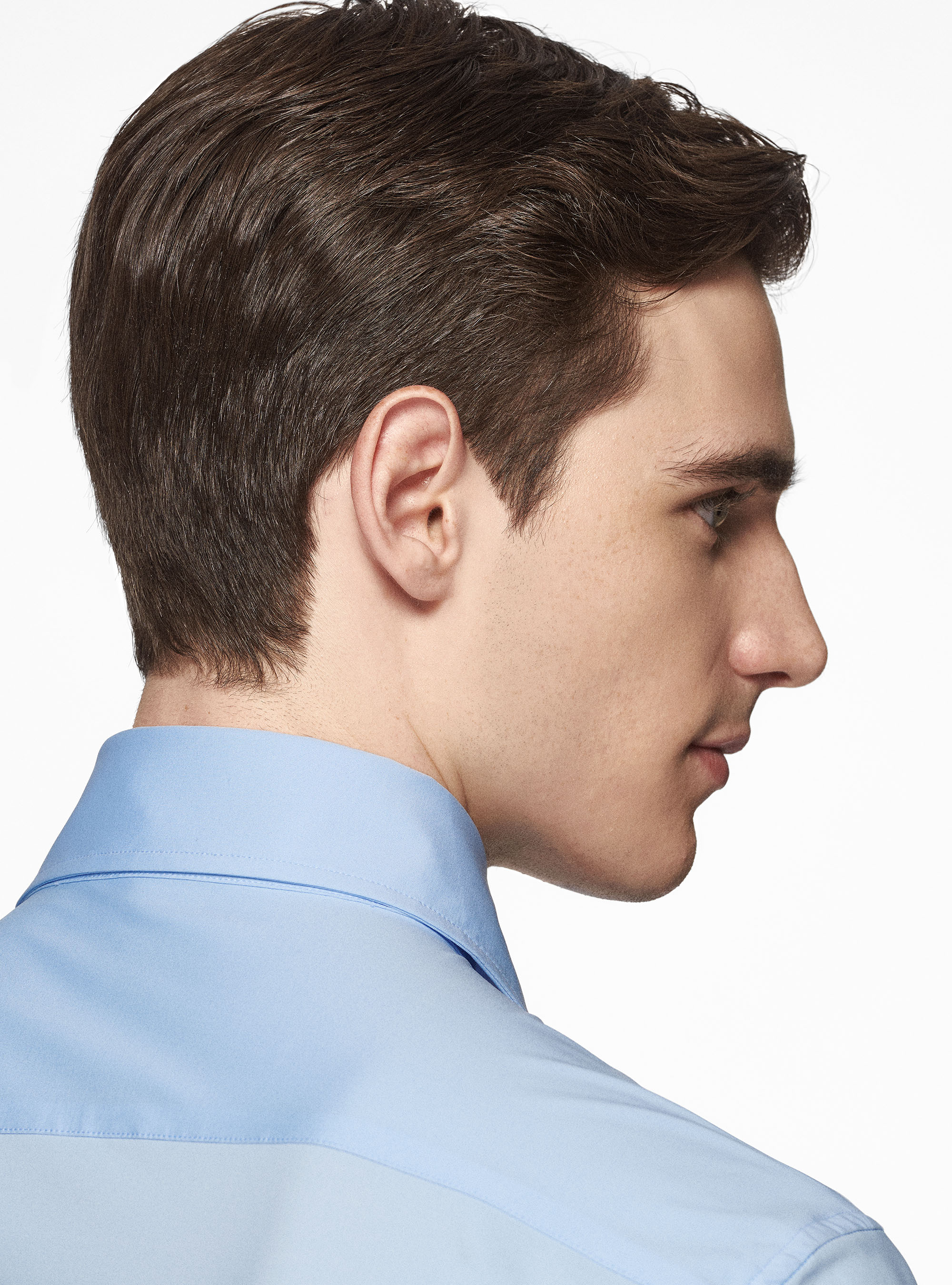 Camicia GT01 in jersey stretch, AZZURRO