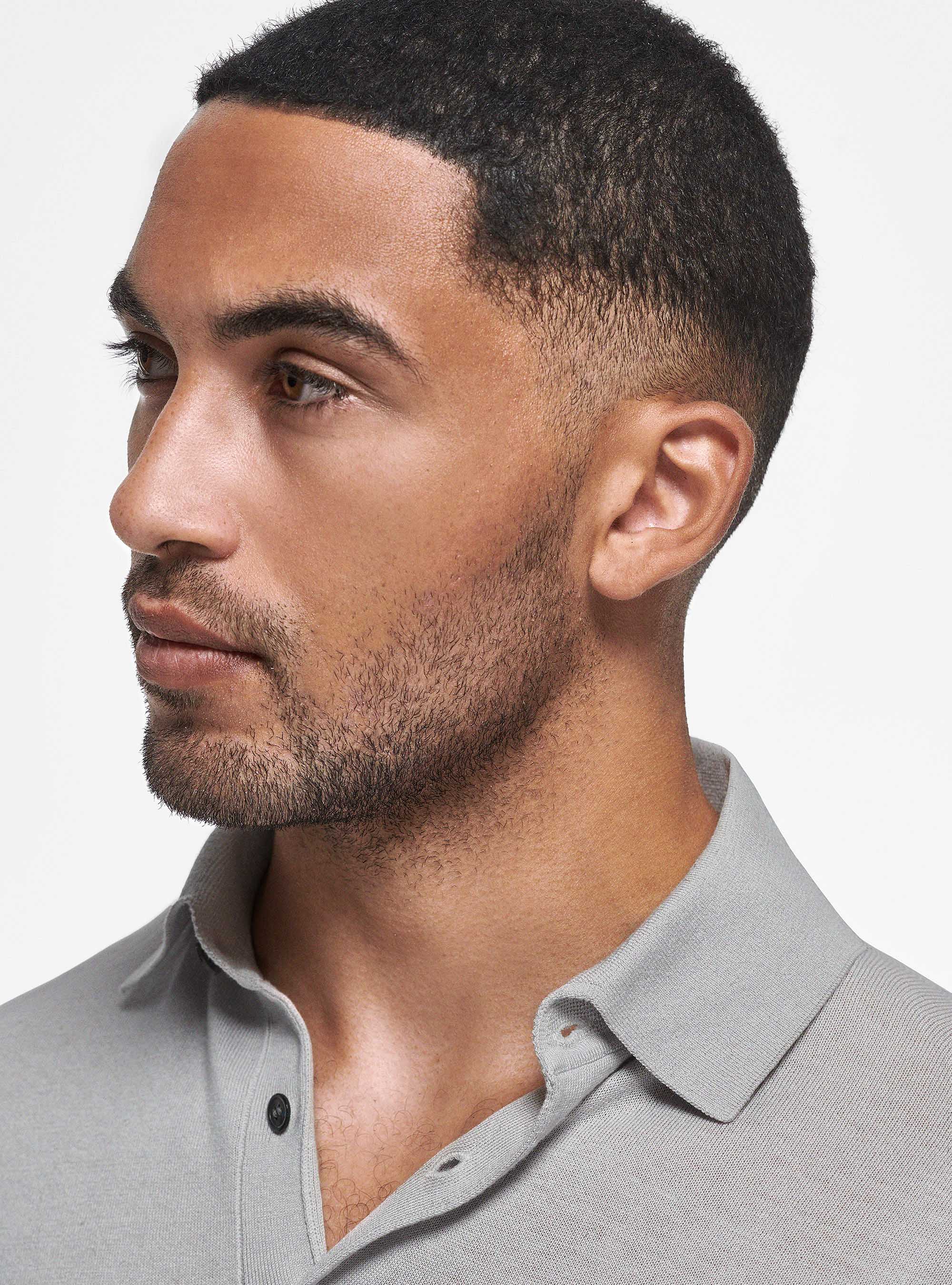 Polo en coton et soie, PERLA 0178C