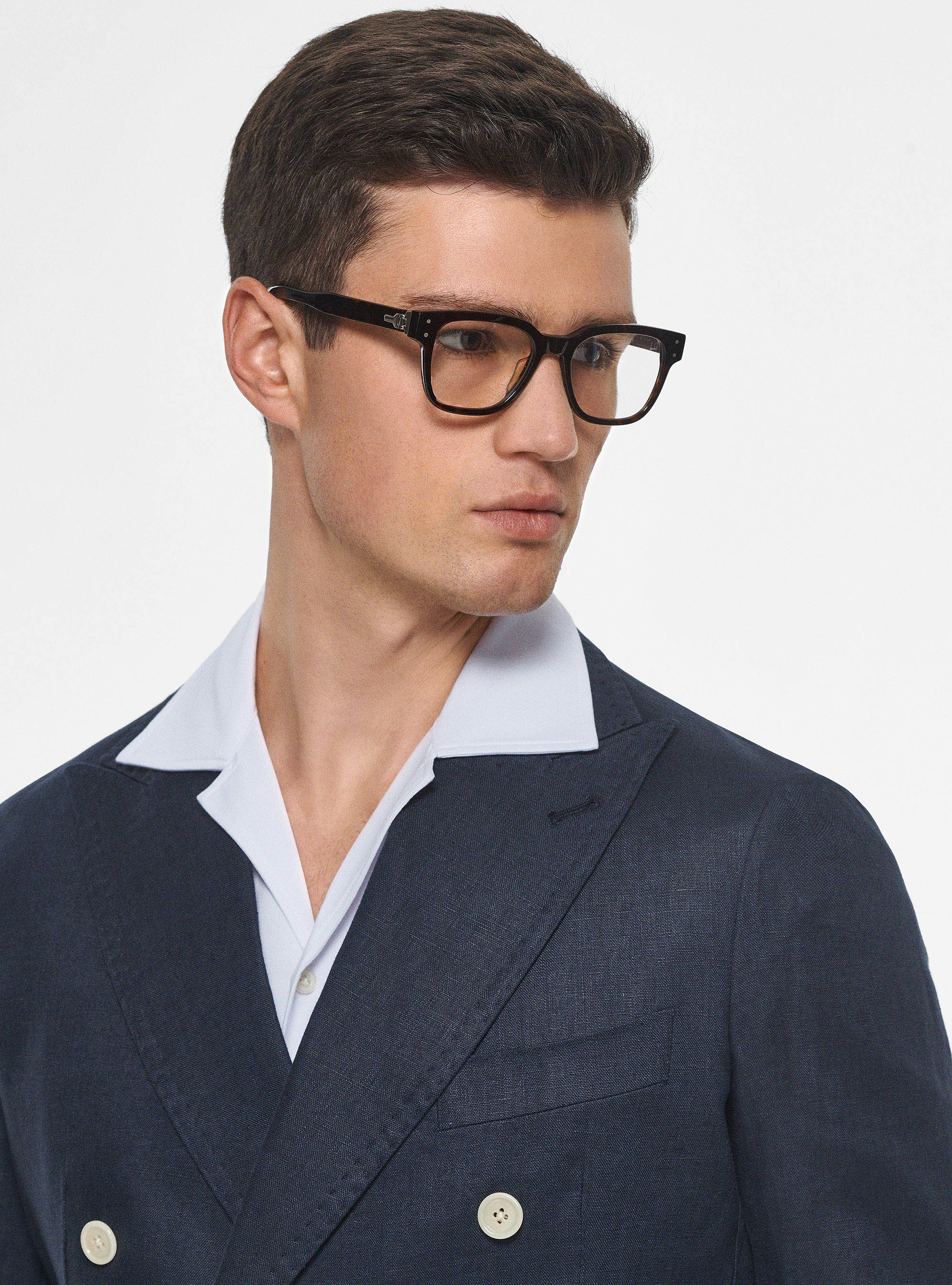 【2plan】Linsen double over blazer OVERSIZED DOUBLE BREASTED BLAZER - Gray marl | ZARA United