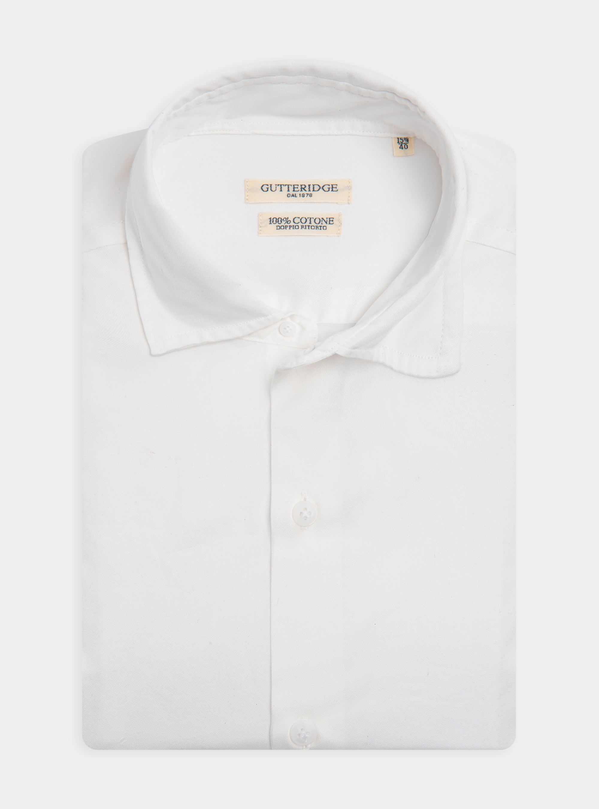 Garment dyed cotton shirt, WHITE
