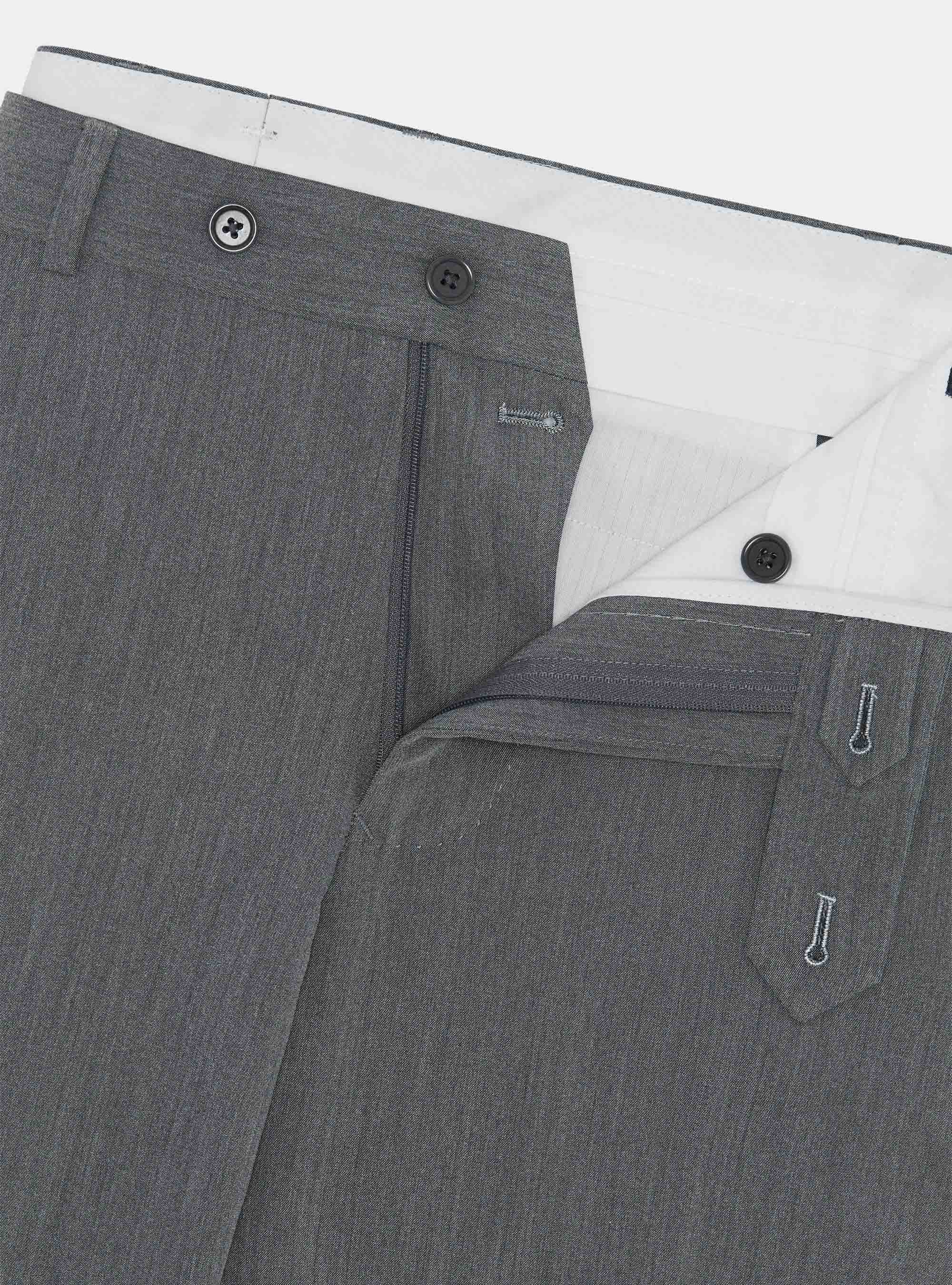 Slim-fit suit trousers, GRIGIO SCURO 0125C