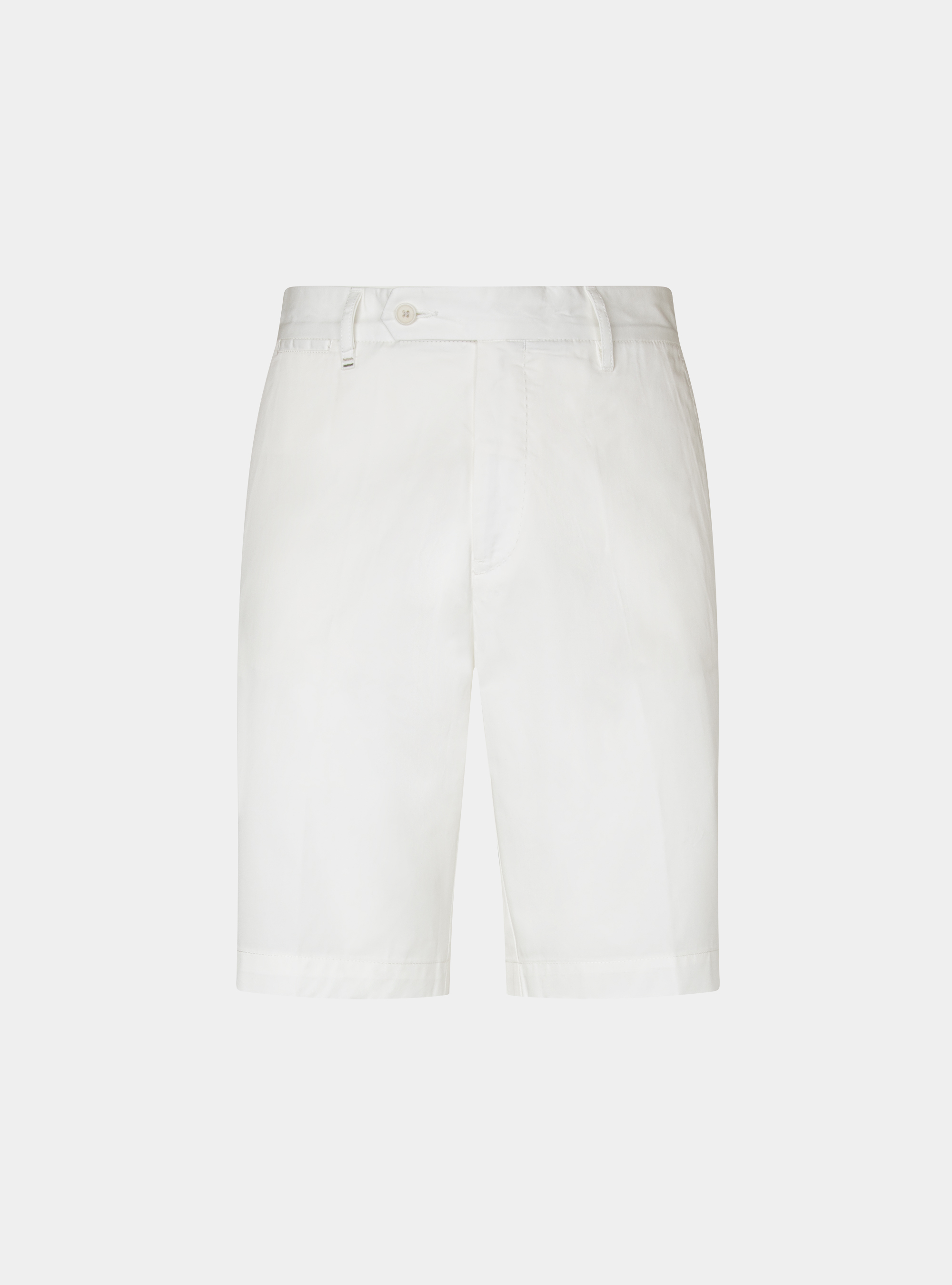 Bermuda in twill leggero, BIANCO