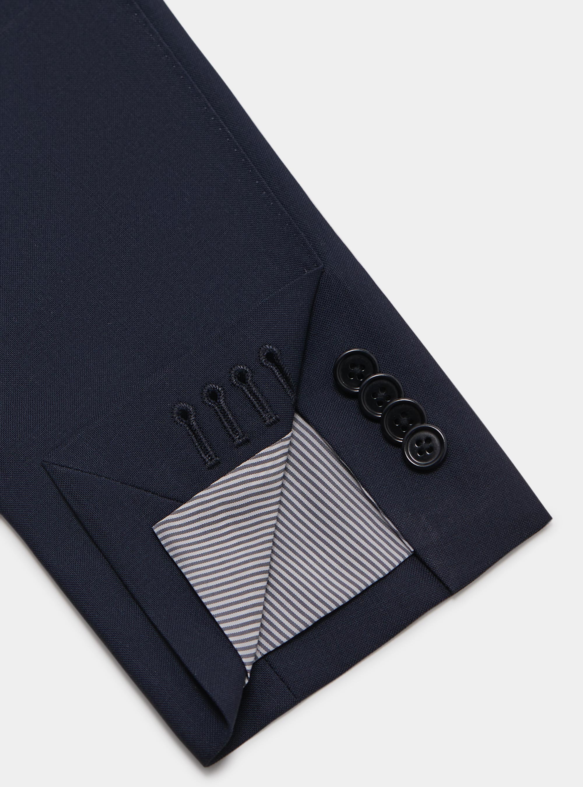 Giacca in pura lana Vitale Barberis Canonico, NAVY