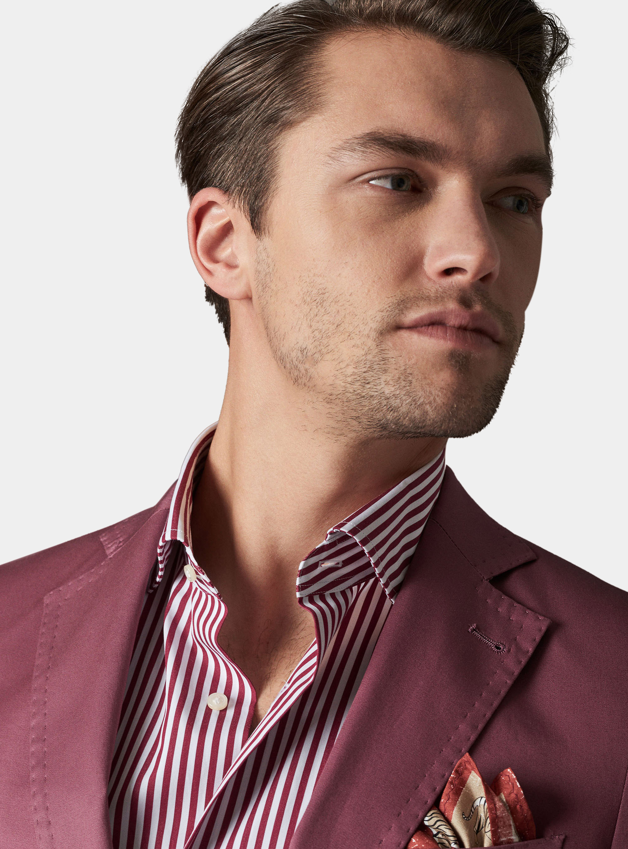 Americana de traje de algodón superior
