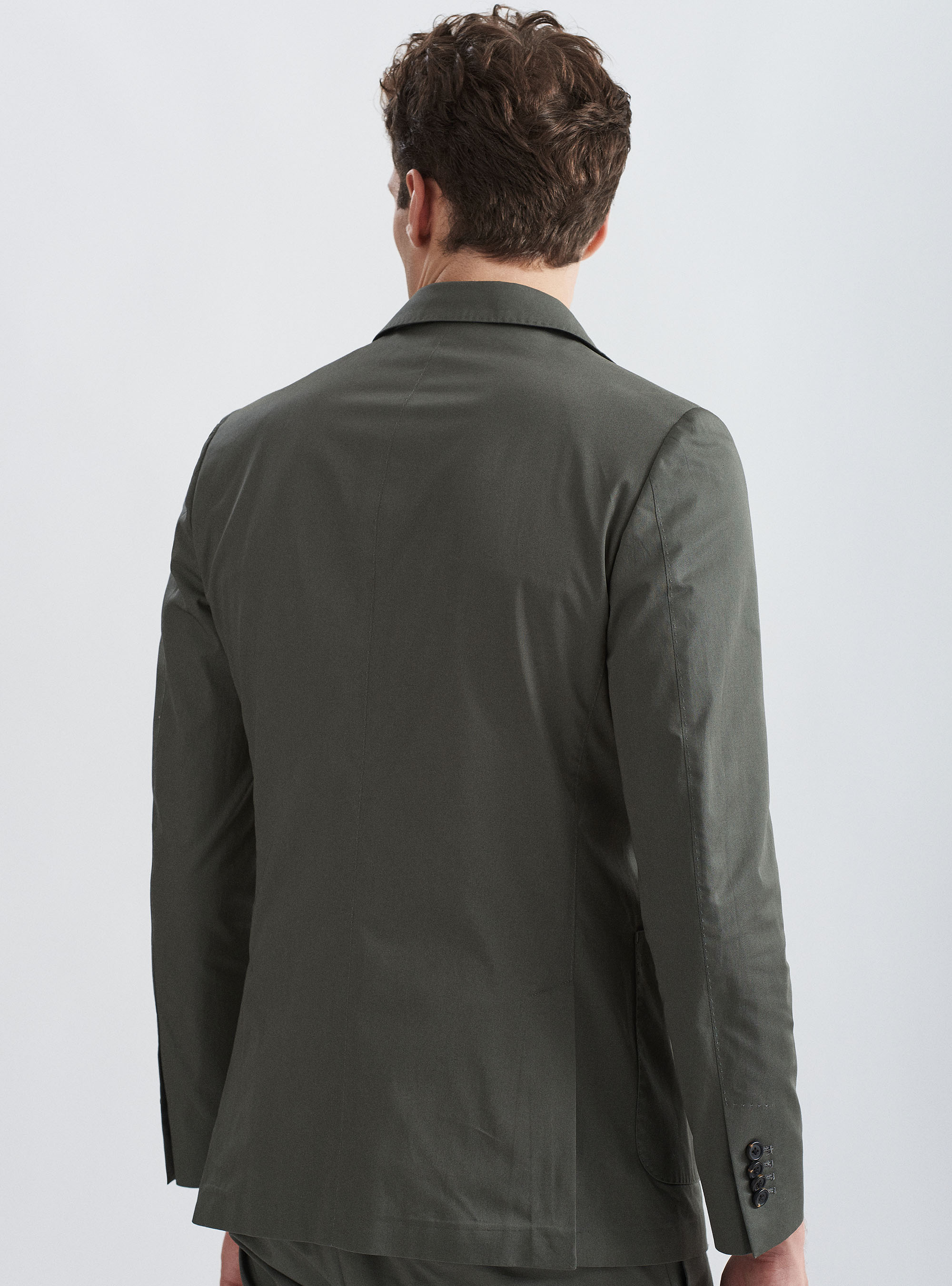 Giacca per abito in puro cotone, VERDE