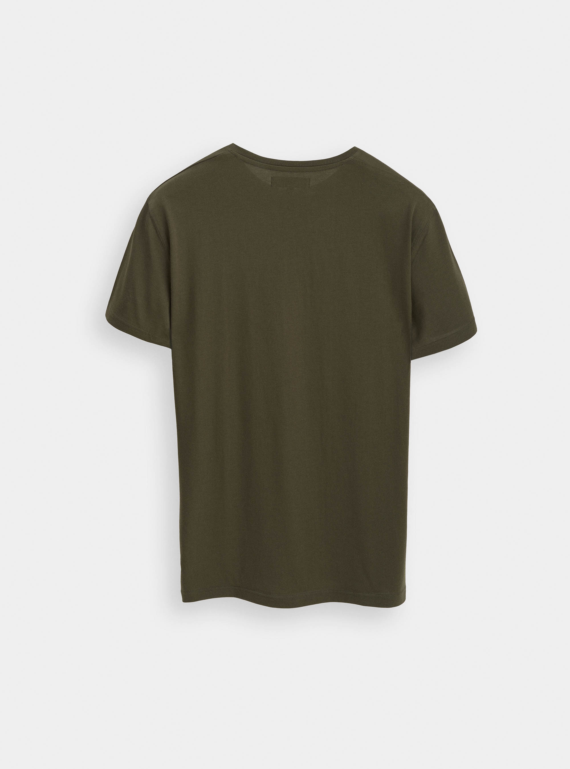 Maglietta con taschino in jersey di Cotone Supima, 0641C OLIVA