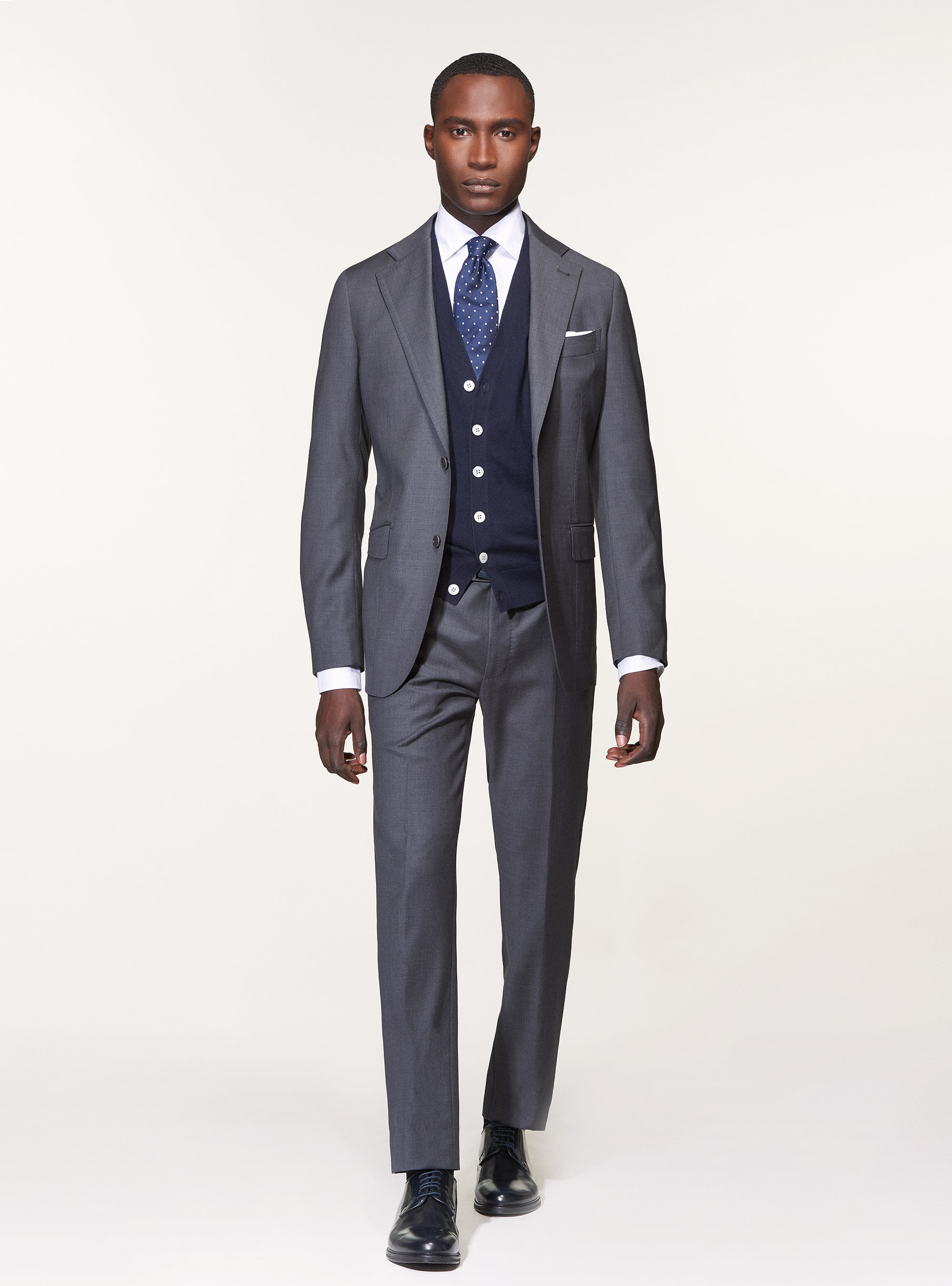 Giacca per abito in pura lana superfine 120's, GRIGIO CHIARO