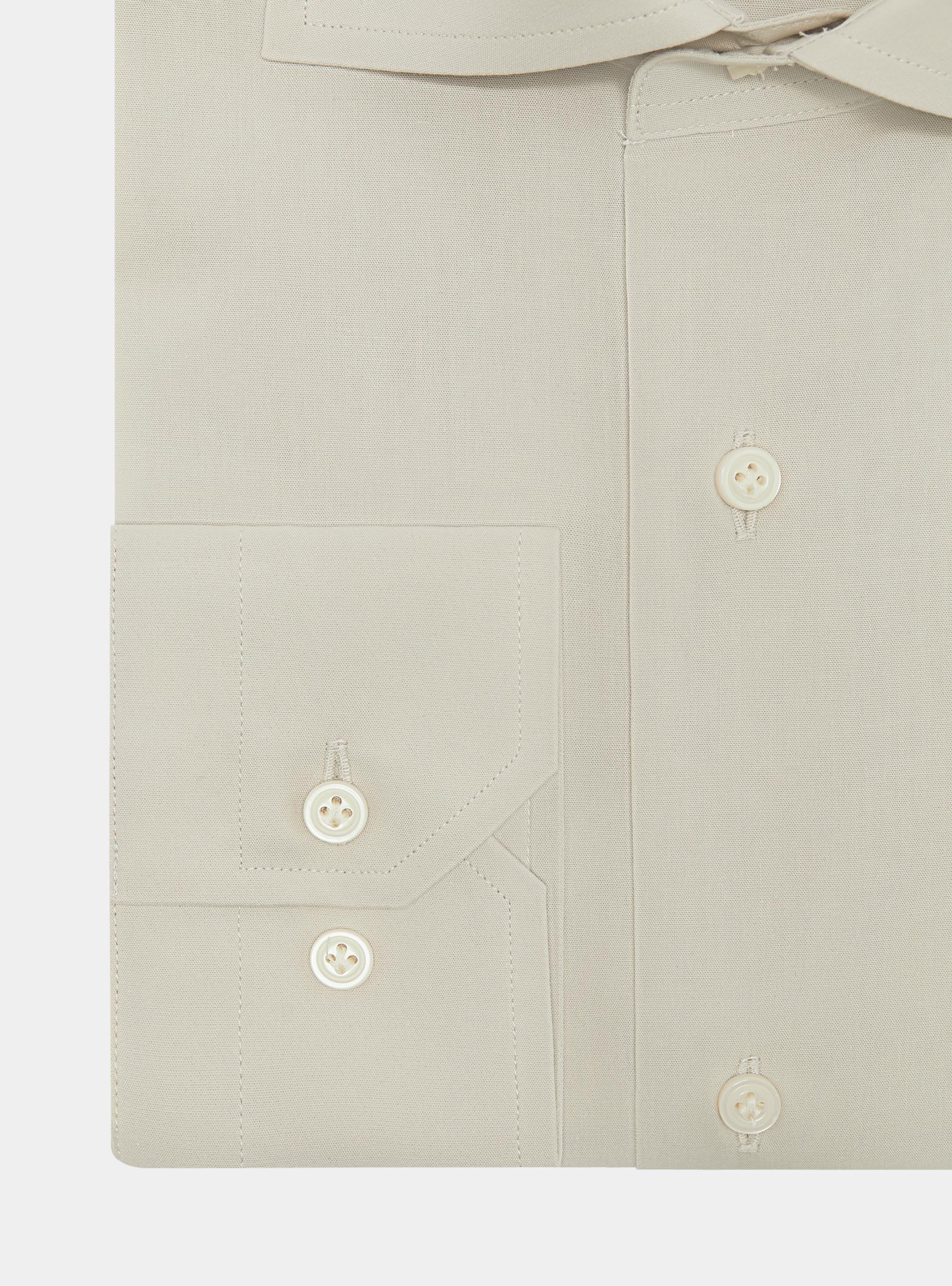 Chemise en popeline stretch, Ã CRU