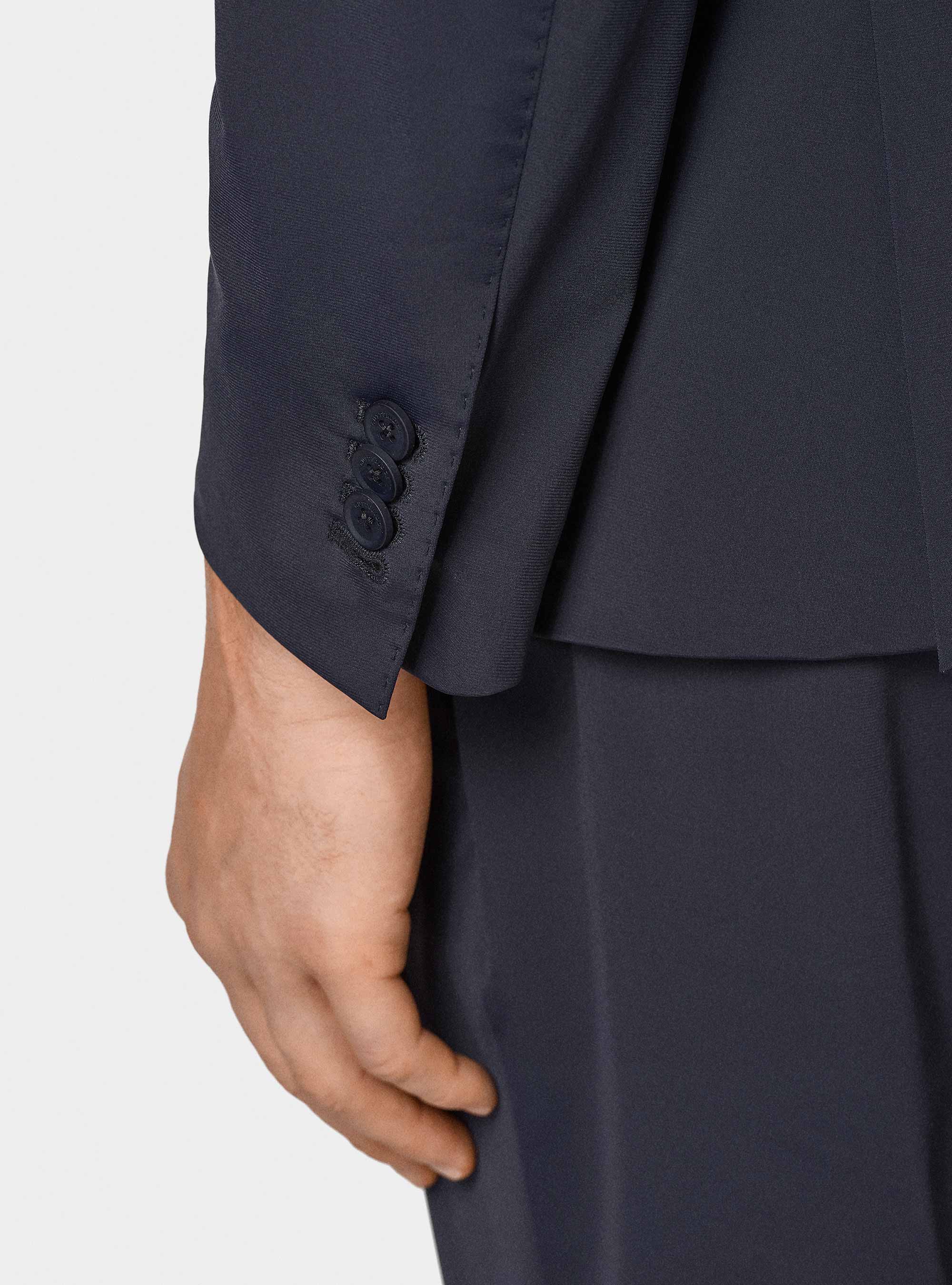 Giacca GT01 in jersey elasticizzato, BLU NAVY