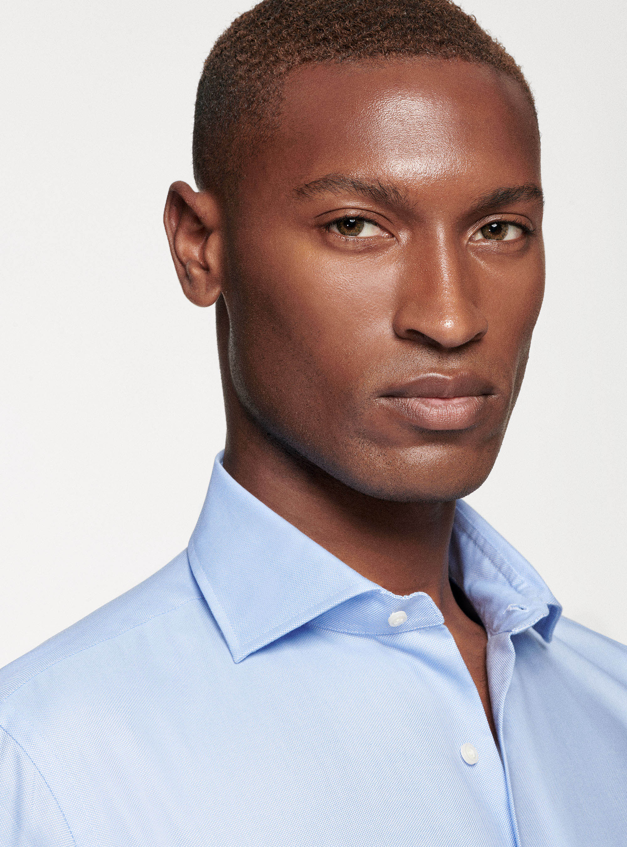 Cotton oxford shirt, LIGHT BLUE