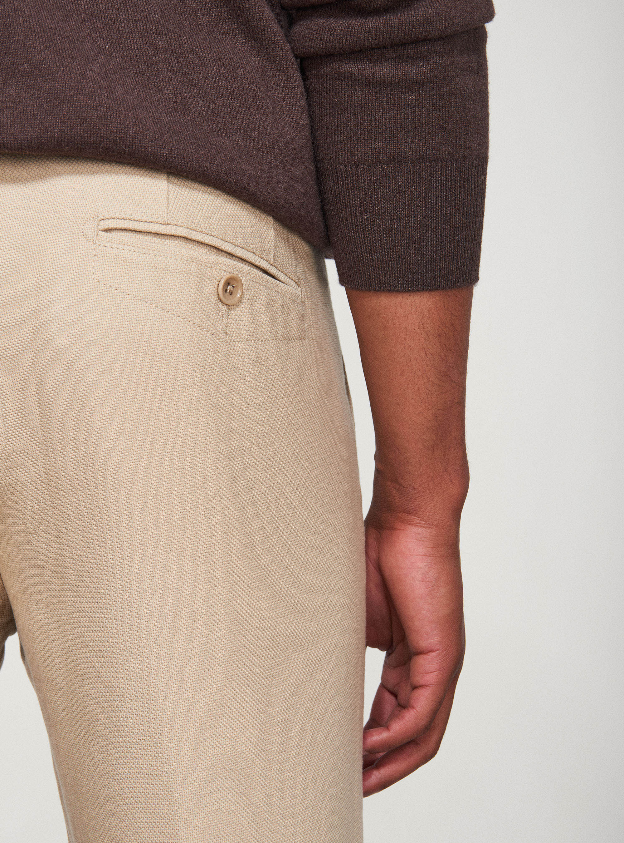 Pantalones chinos de algodón