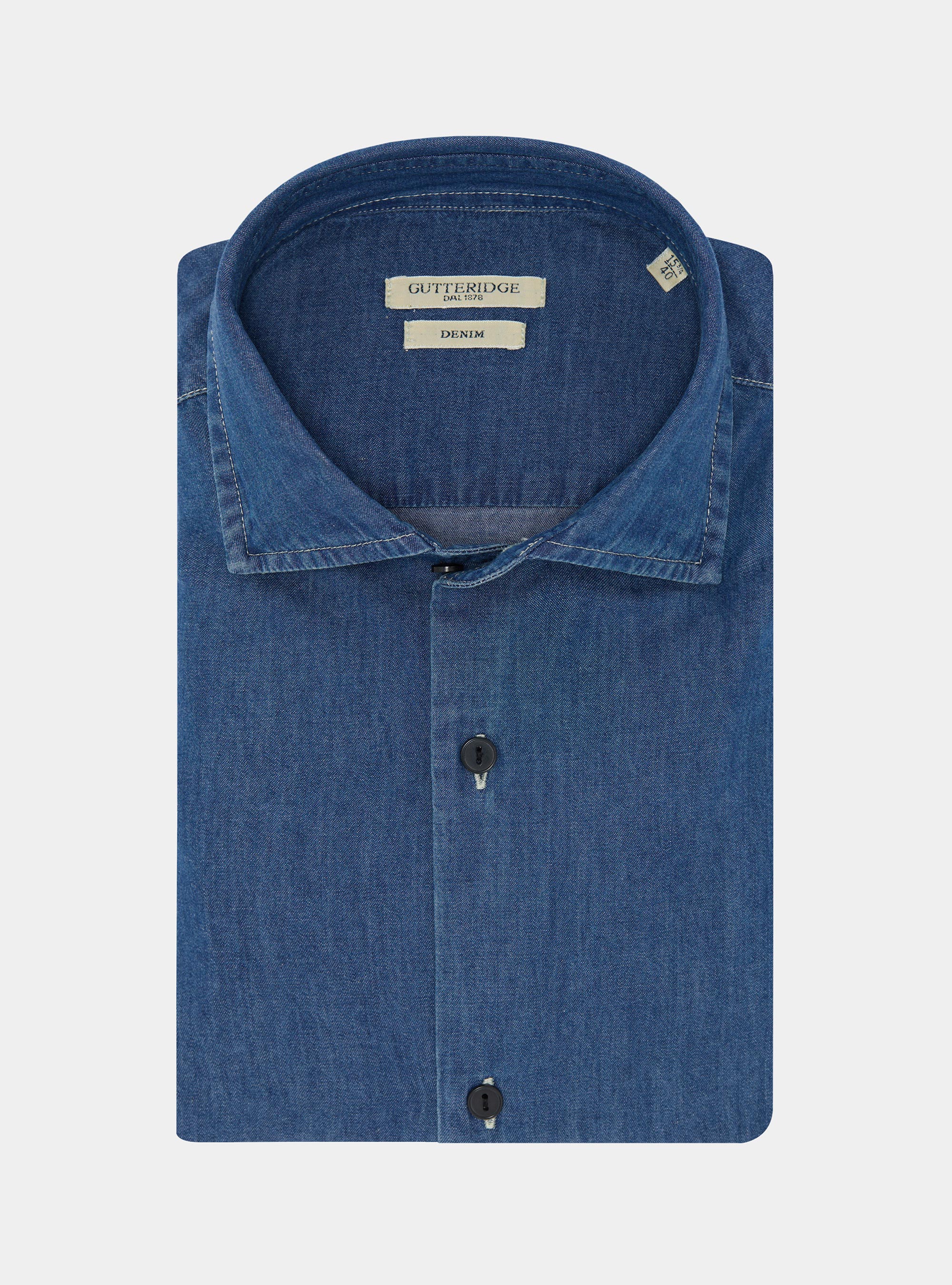 Camicia denim, BLU