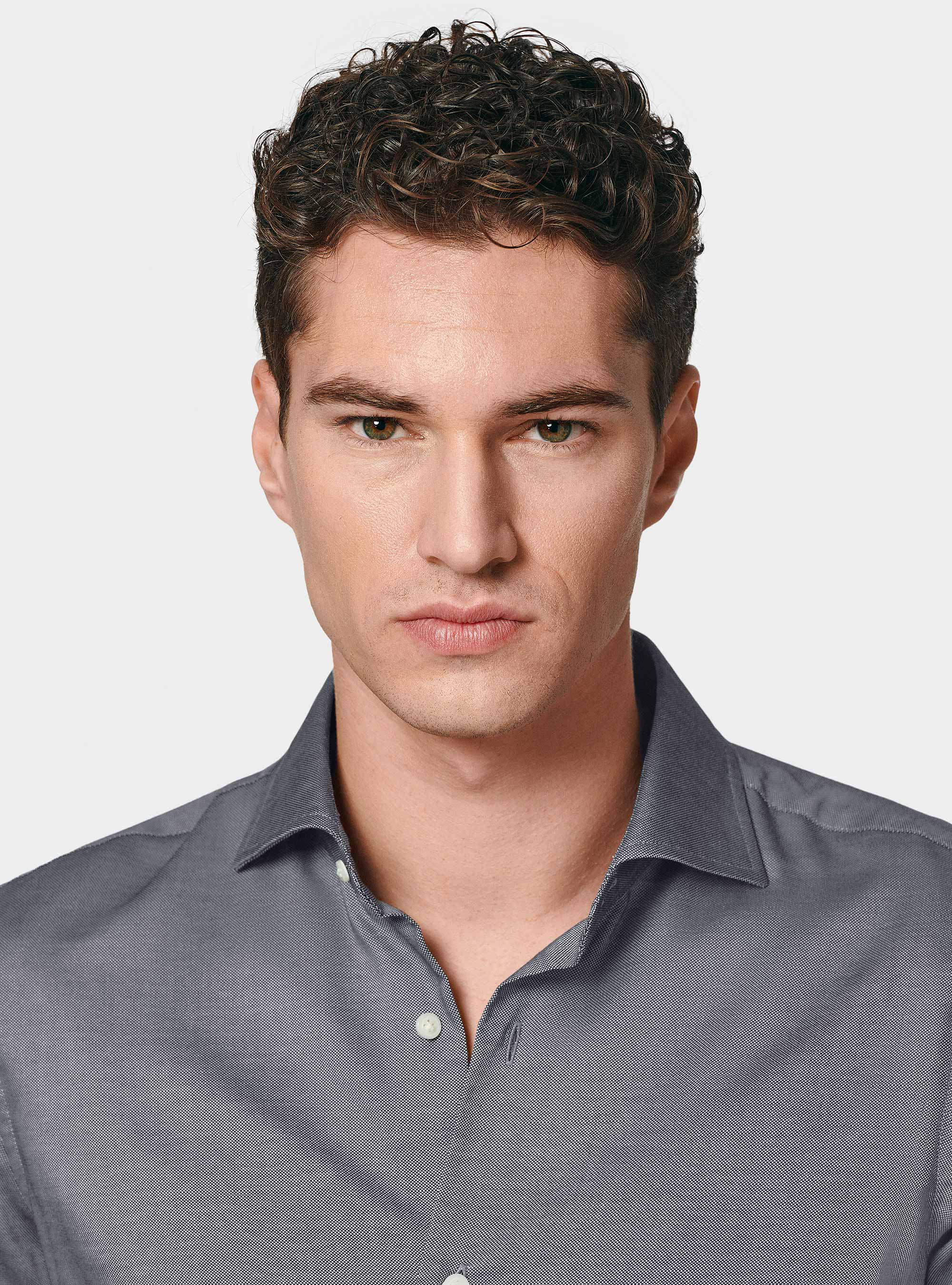 Chemise en coton oxford, BLEU MARINE