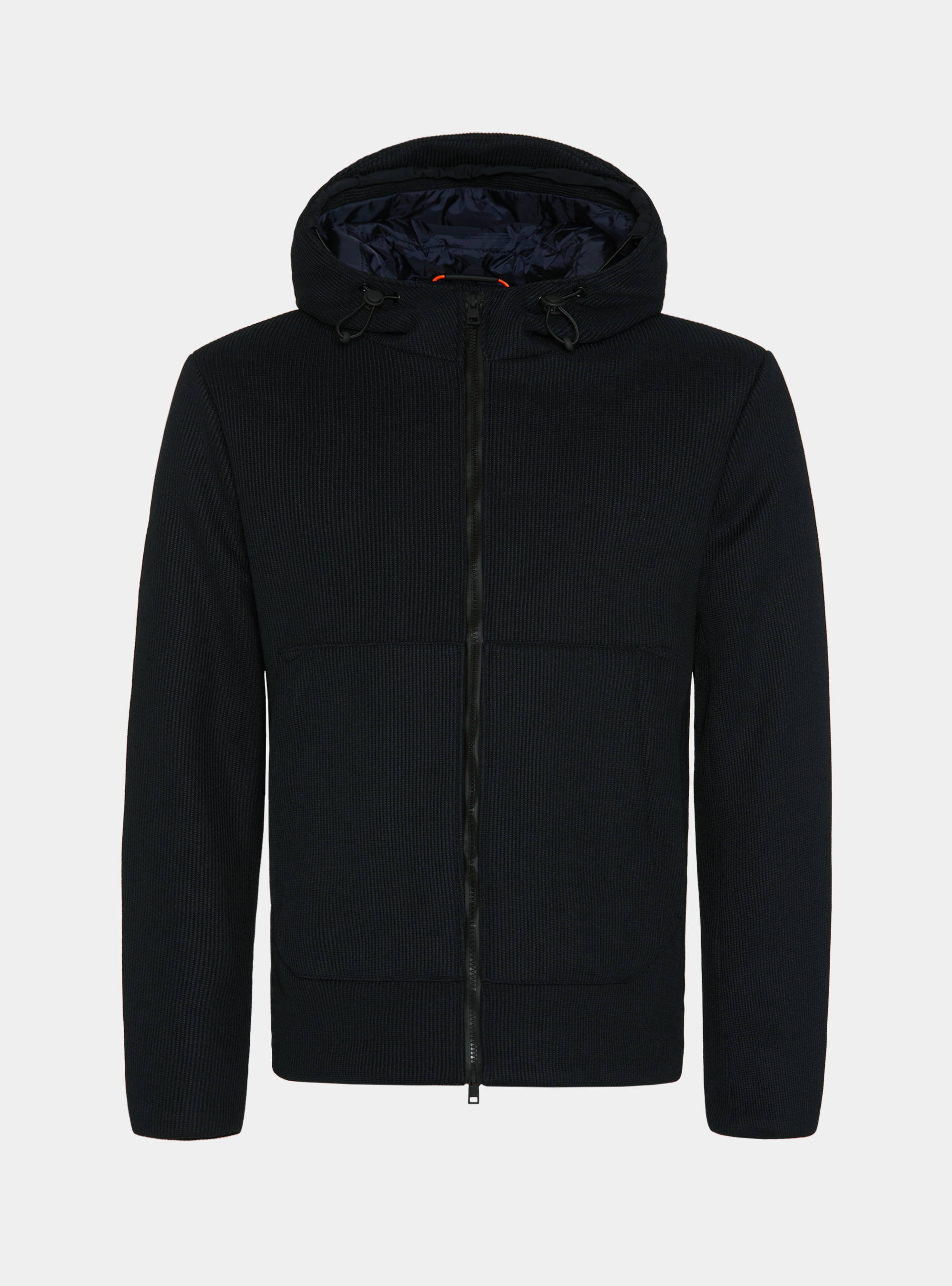 Hooded jacket with large pockets, NAVY BLUE
