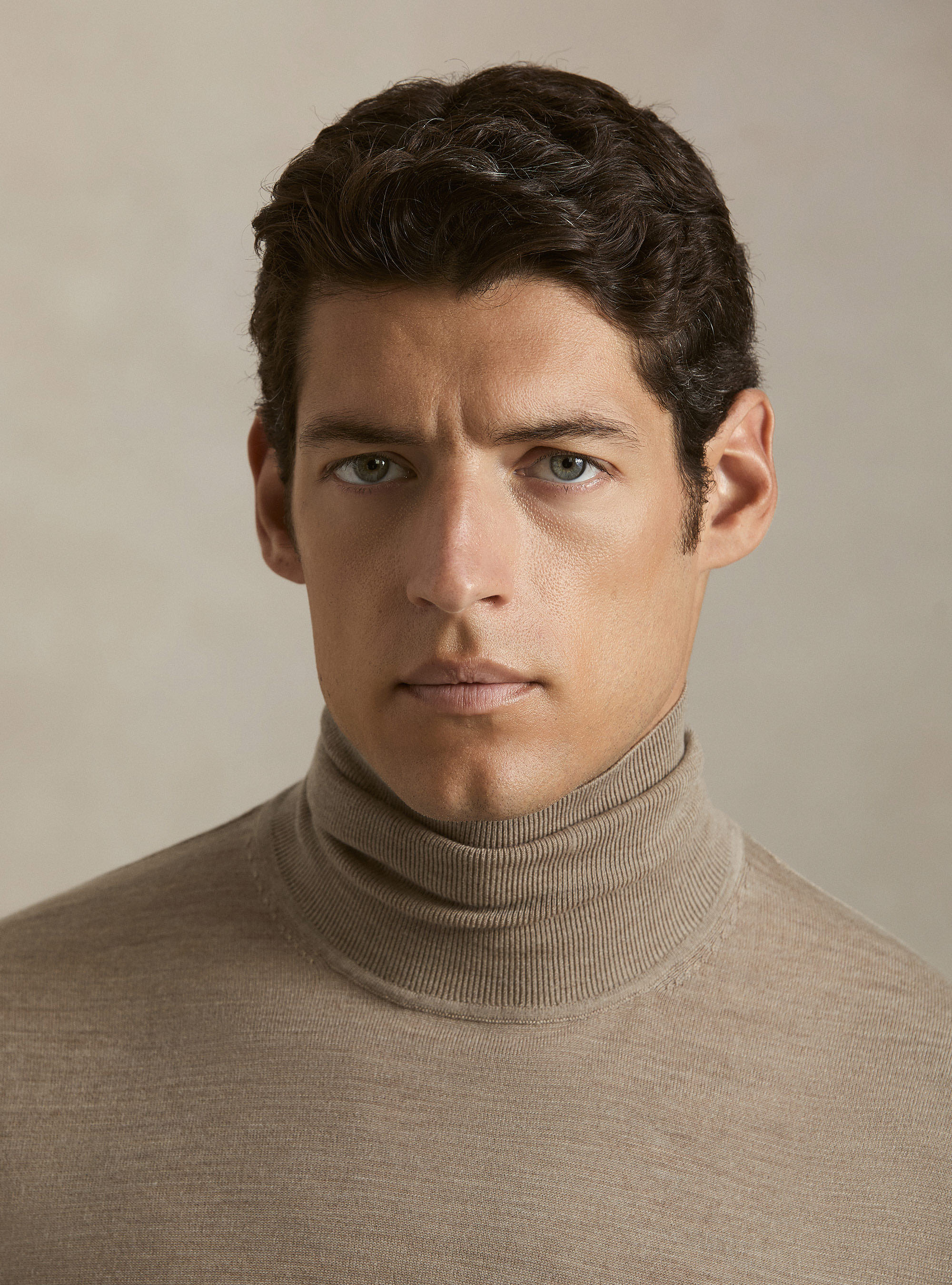 Dolcevita in pura lana merino extrafine, FANGO 0555C