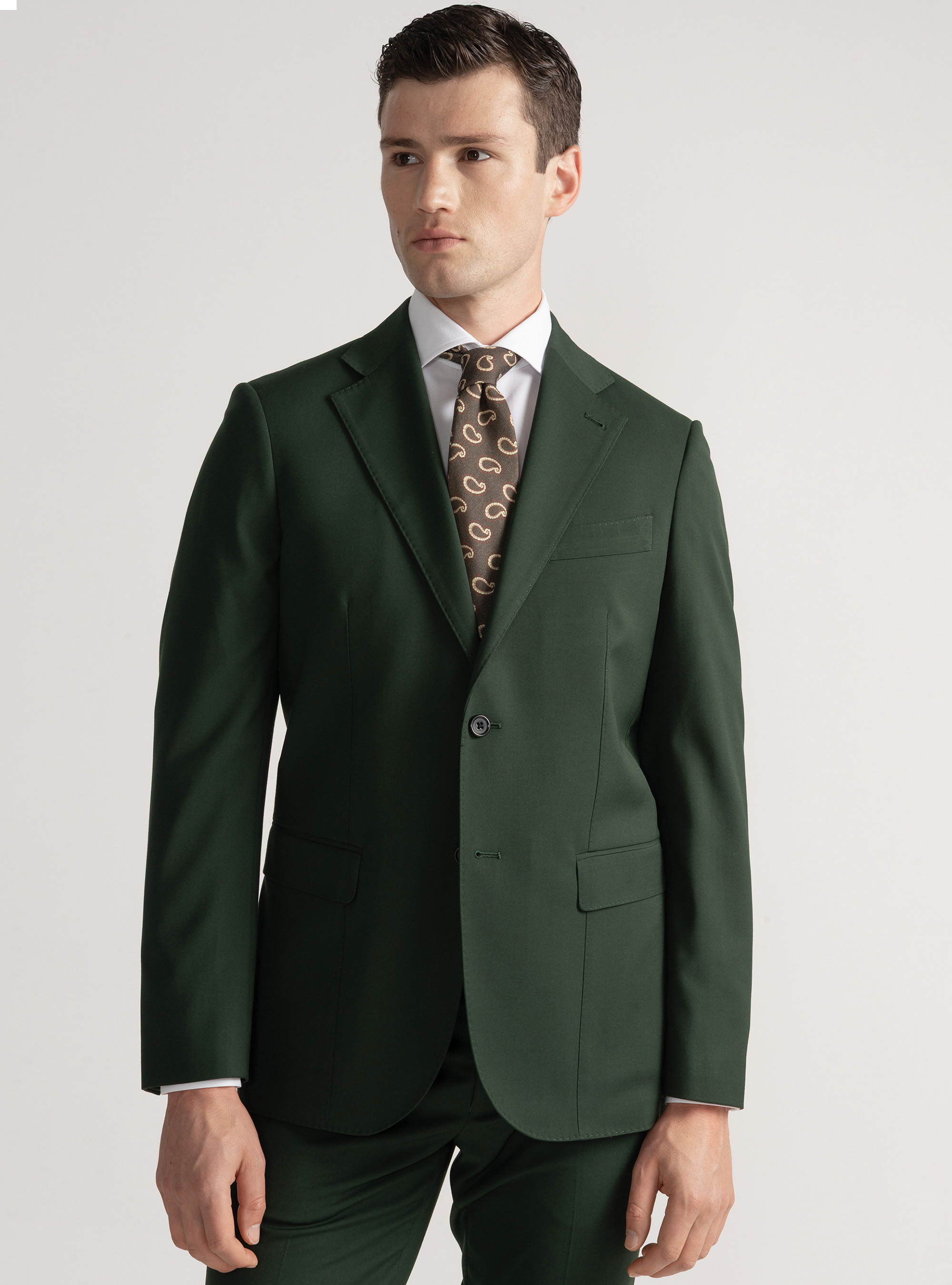 Giacca per abito slim fit, VERDE