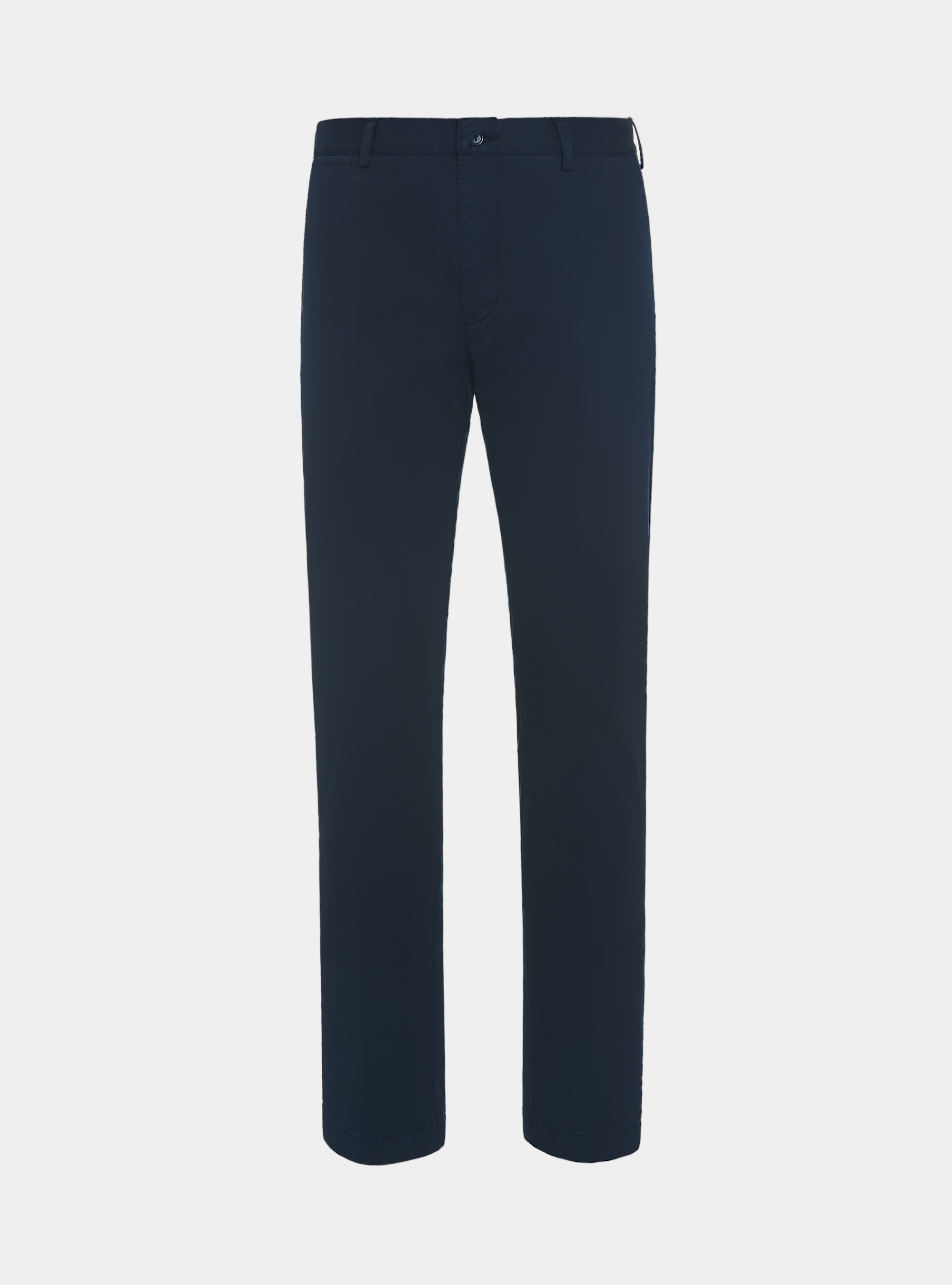 Pantaloni slim fit in twill stretch, BLU NAVY