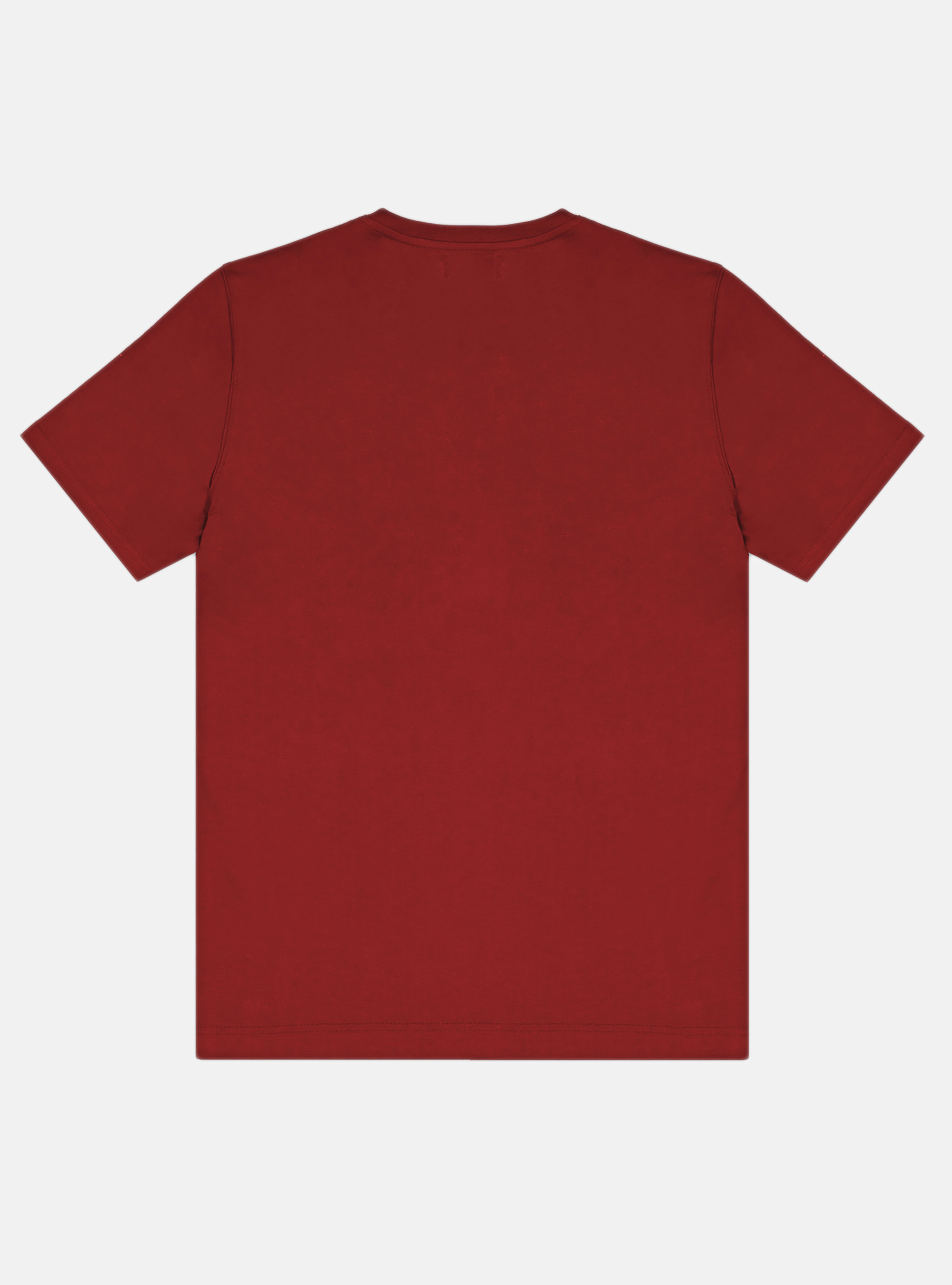 Cotton jersey half sleeve t-shirt, RED