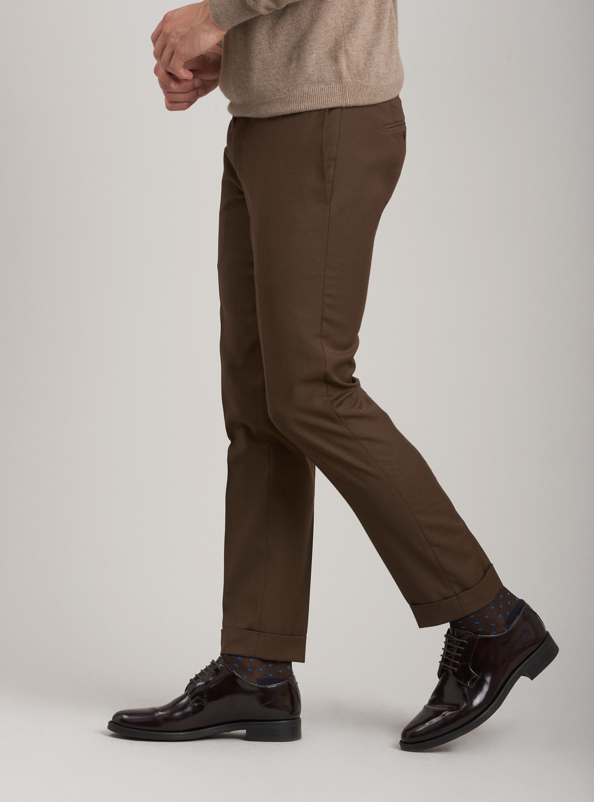 Suits Pants in super fine wool 120's, MULTICOLOR